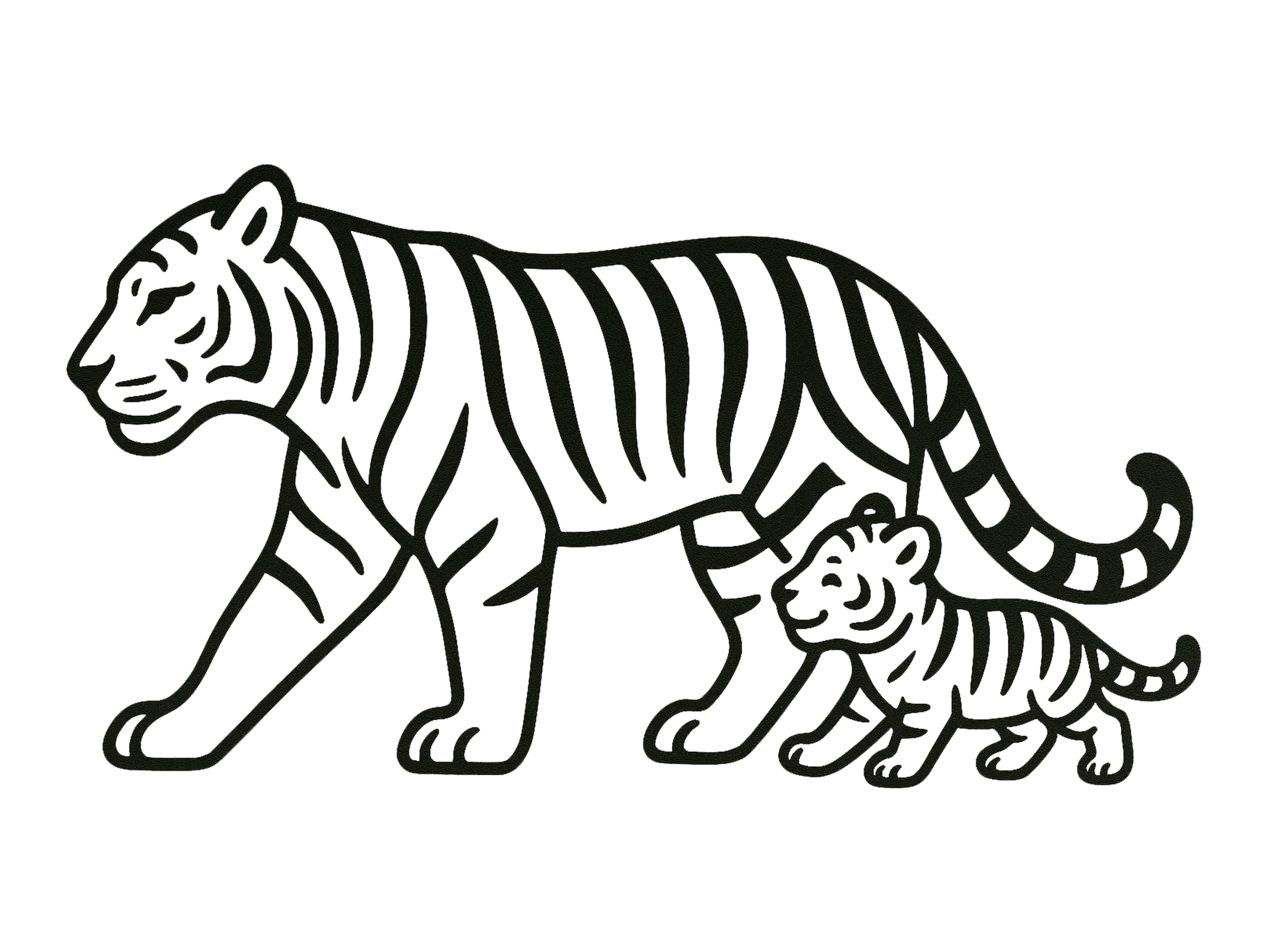 Weinglas mit Tiger und Baby Gravur spülmaschinenfest 350 ml unterstützt Inklusion - Vorschau 6