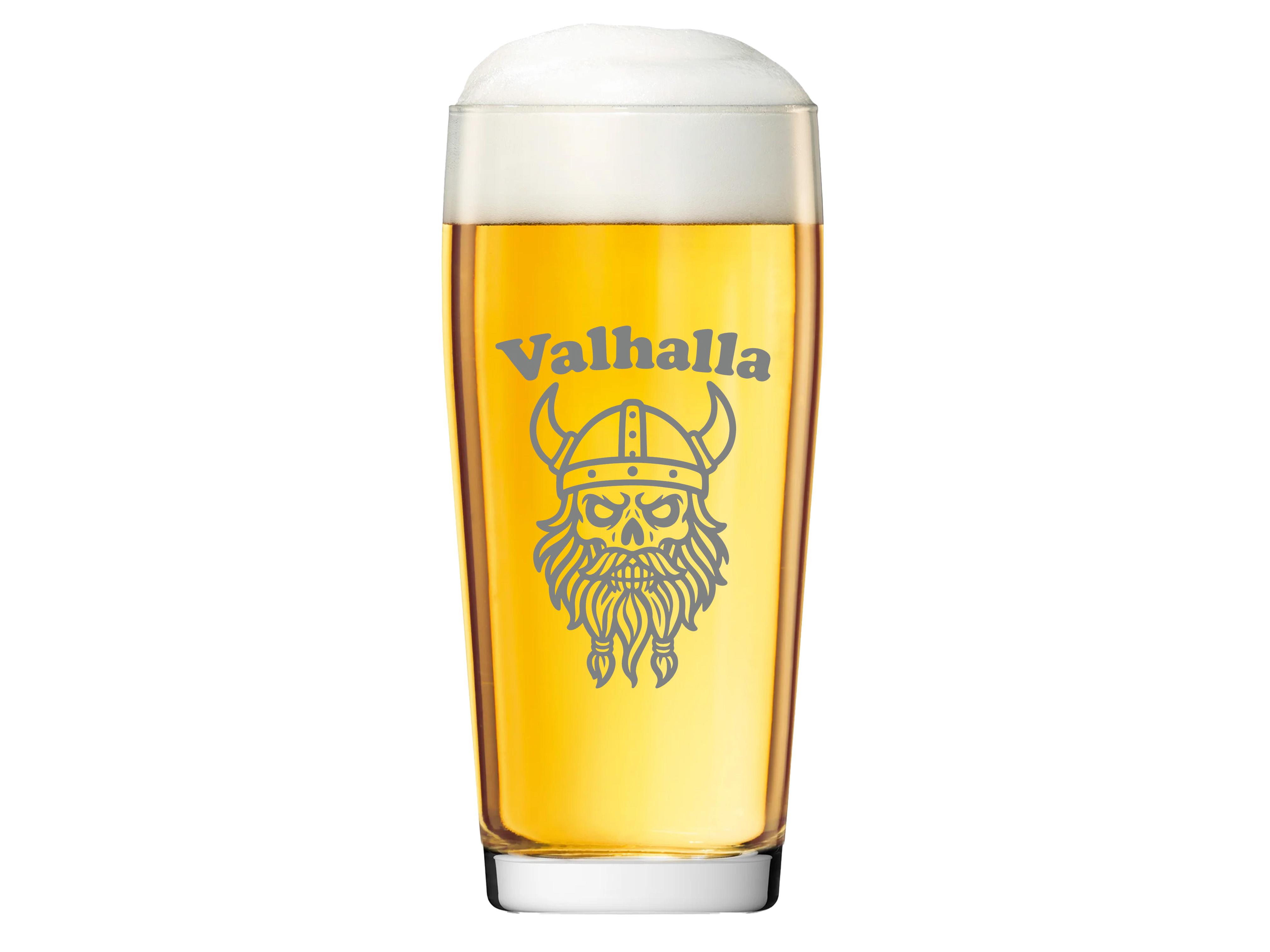 Bierglas Gravur Wikinger 500ml spülmaschinenfest für gesellige Abende mit Freunden