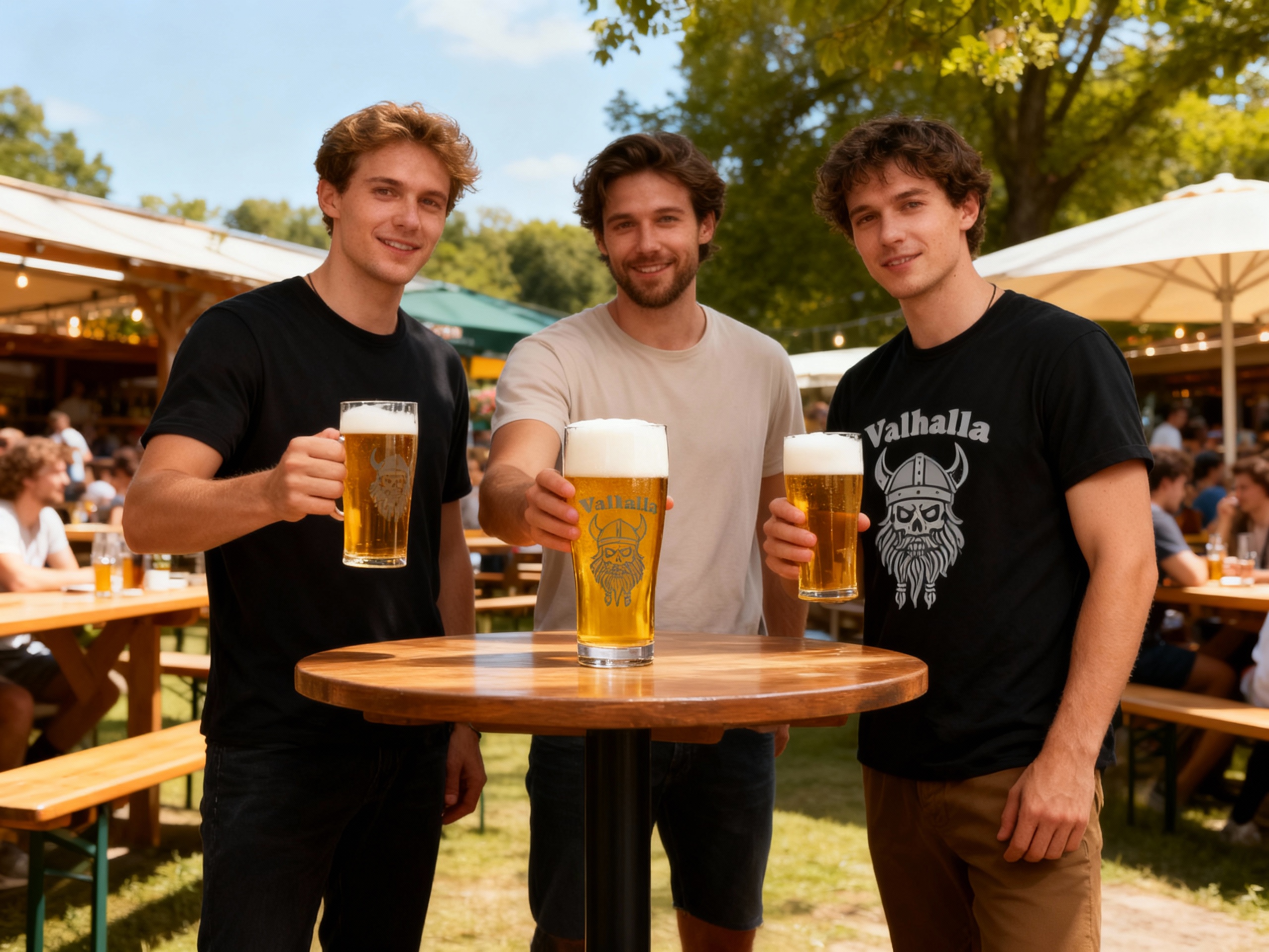 Bierglas Gravur Wikinger 500ml spülmaschinenfest für gesellige Abende mit Freunden - Vorschau 2