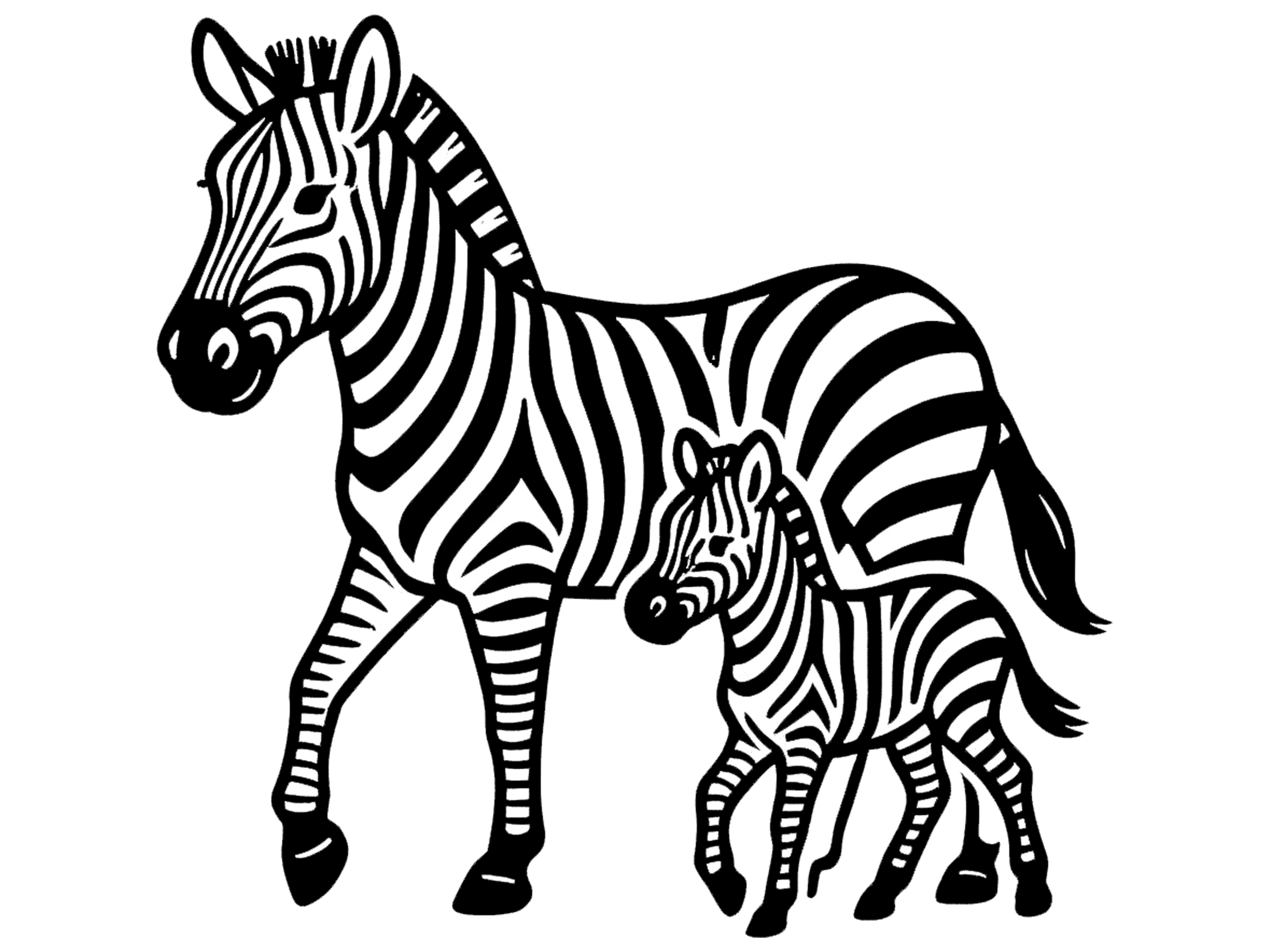 Weinglas Gravur Zebra mit Baby 350ml spülmaschinenfest für gesellige Abende - Vorschau 7