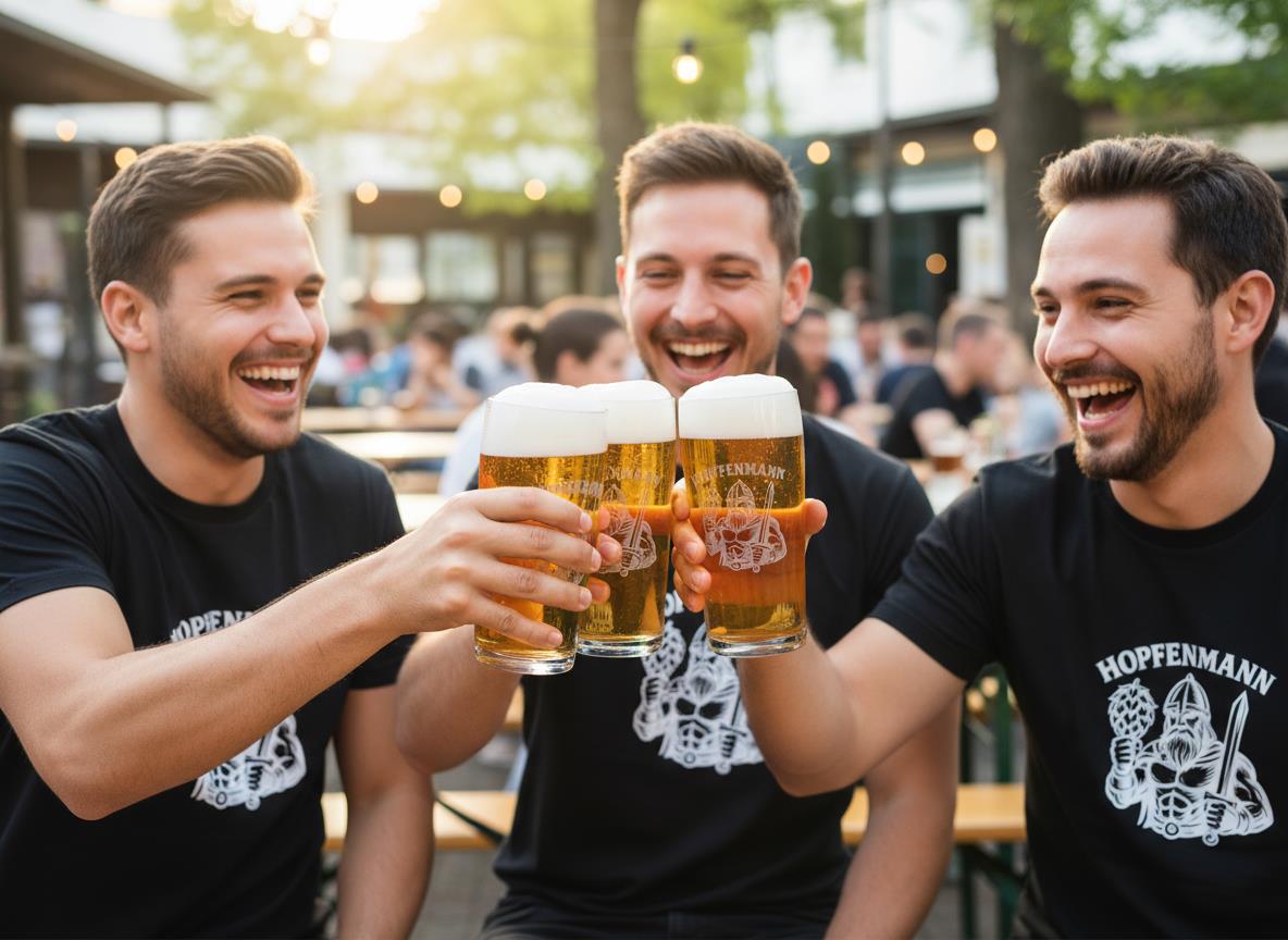 Valhalla Bierglas Gravur Hopfenmann 500ml spülmaschinenfest für Bierliebhaber - Vorschau 2