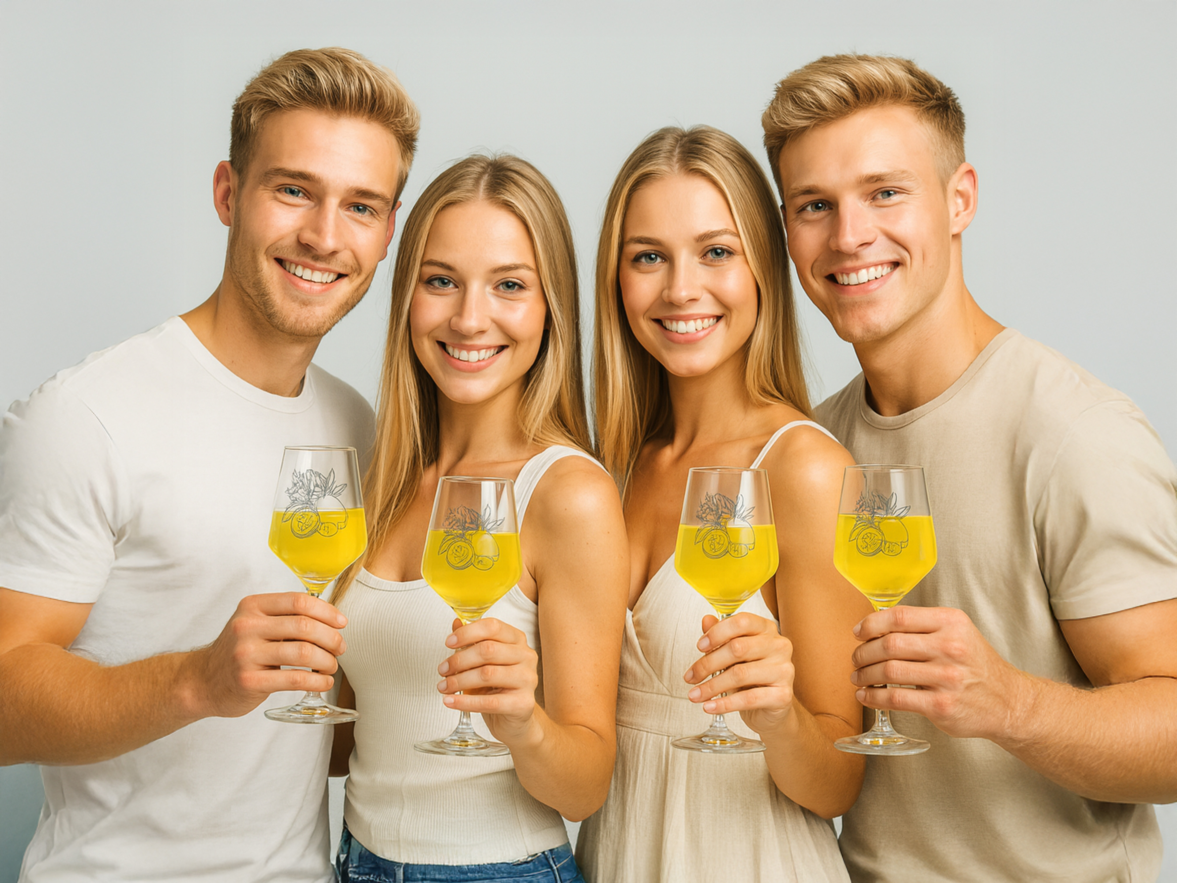 Limoncello Weinglas spülmaschinenfest elegant graviert für unvergessliche Anlässe - Vorschau 2