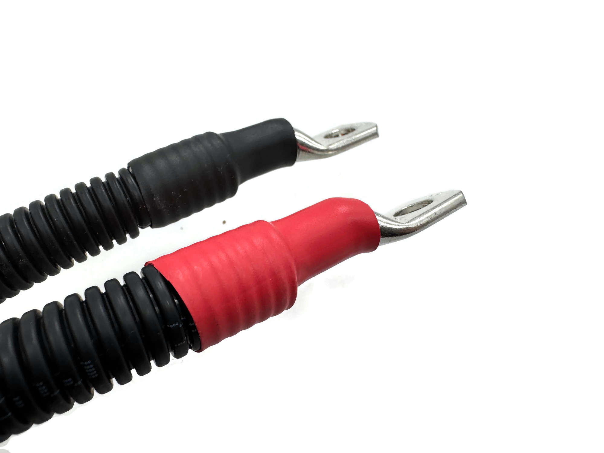 Batteriekabel Set 35 mm² 80cm mit Wellrohrschutz M8 Rot Schwarz flexibel für KFZ Boot Motorrad - Vorschau 3