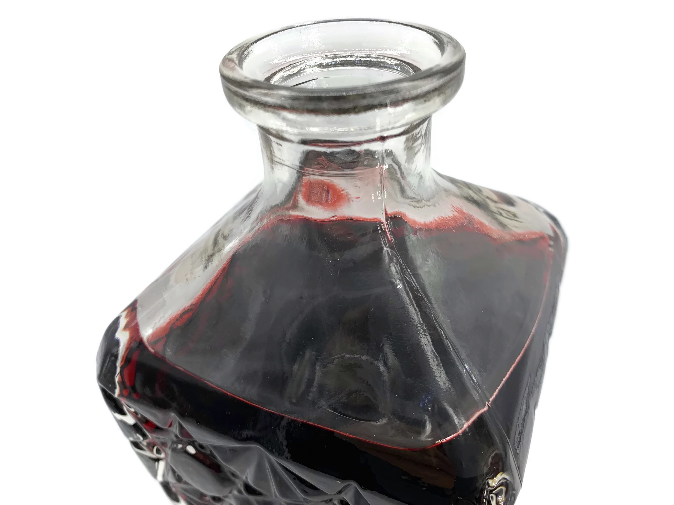 Karaffen Set Whisky aus Glas mit Deckel ideal für Wein Deko für Wasser 0,4l 2 Stück - Vorschau 2