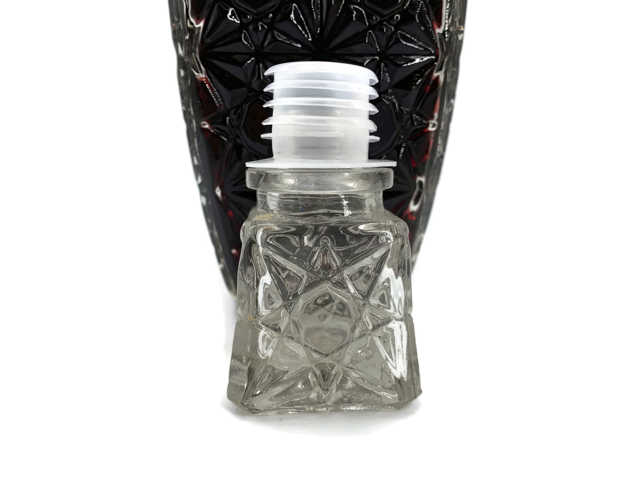 Karaffen Set Whisky aus Glas mit Deckel ideal für Wein Deko für Wasser 0,4l 2 Stück - Vorschau 4