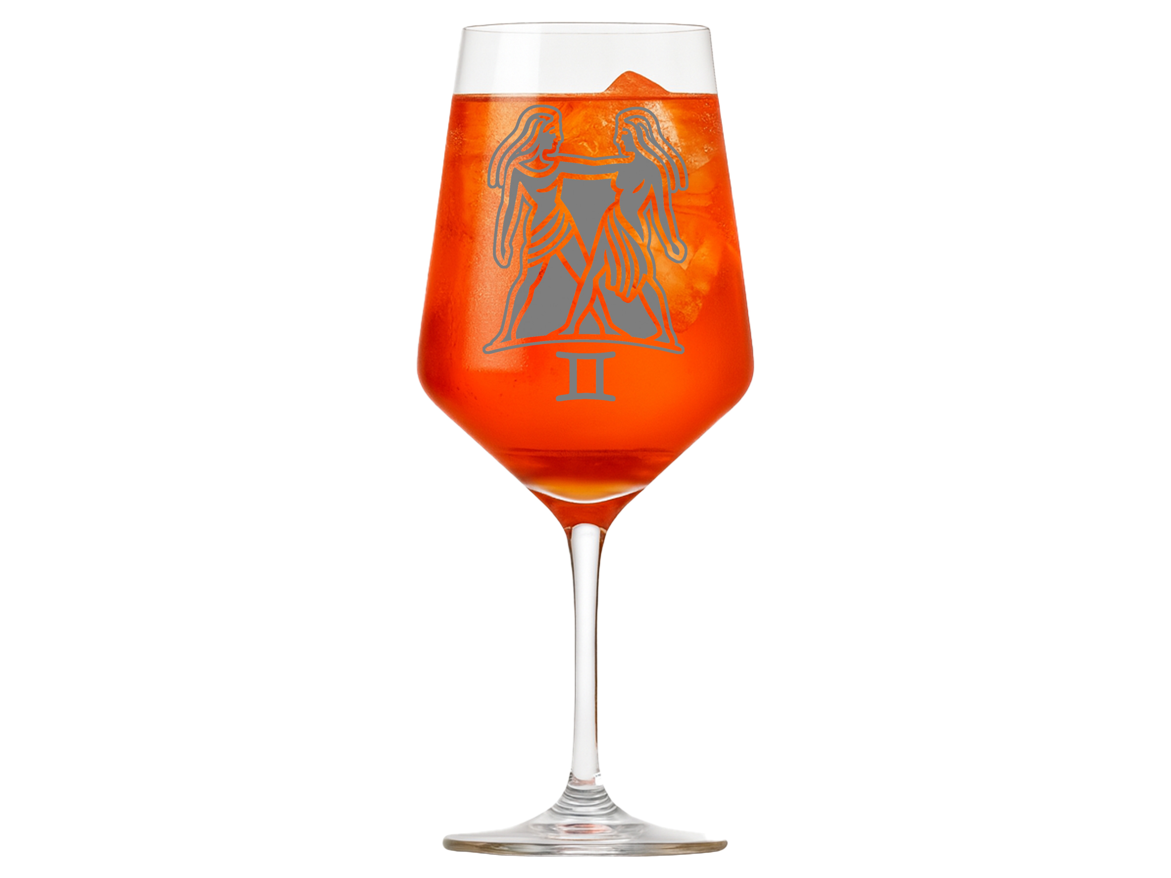 Weinglas Sternzeichen Zwilling 350ml - stilvolles spülmaschinenfestes Glas mit Gravur für Genussliebhaber - Vorschau 3