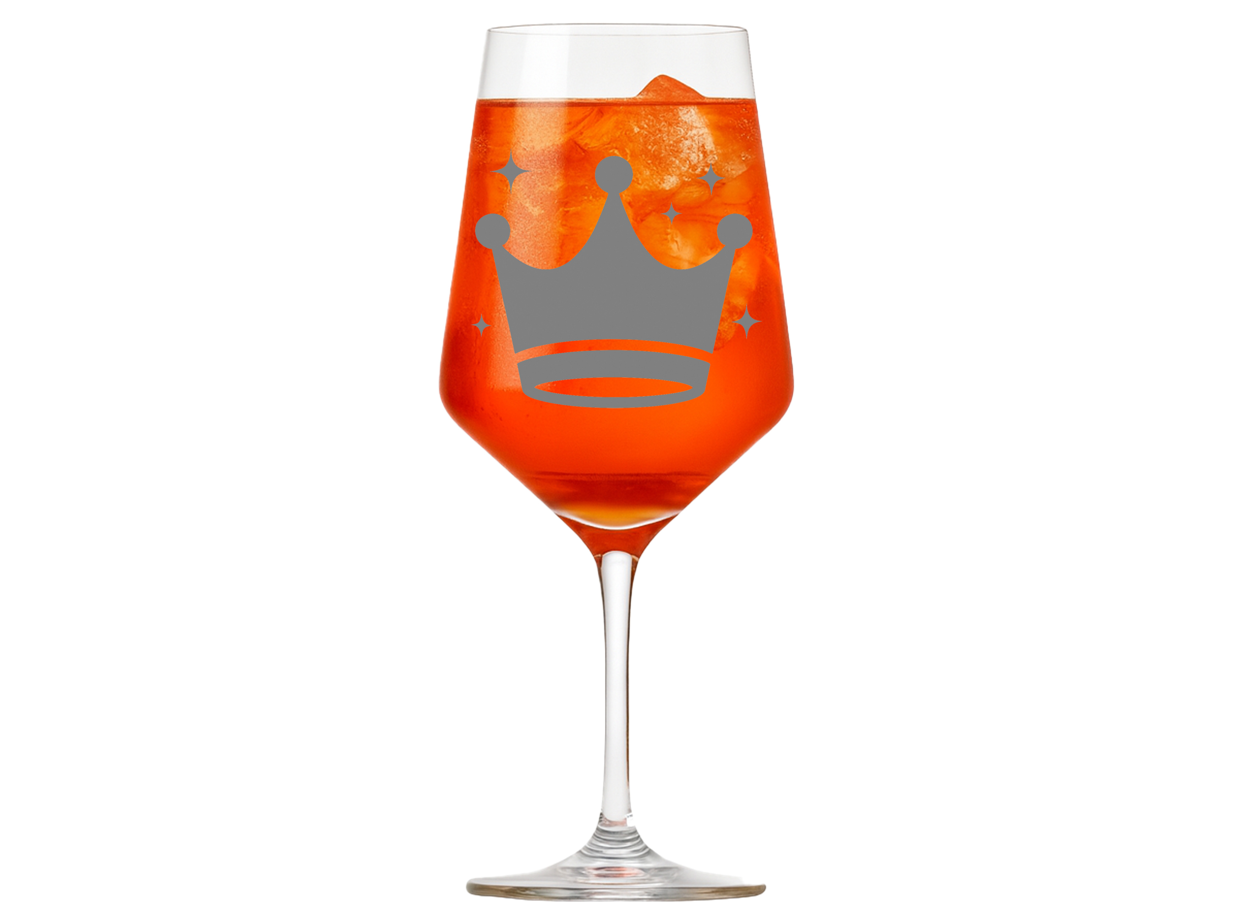 Weinglas 350ml spülmaschinenfest elegant mit Kronen-Gravur ideal für gesellige Abende - Vorschau 4