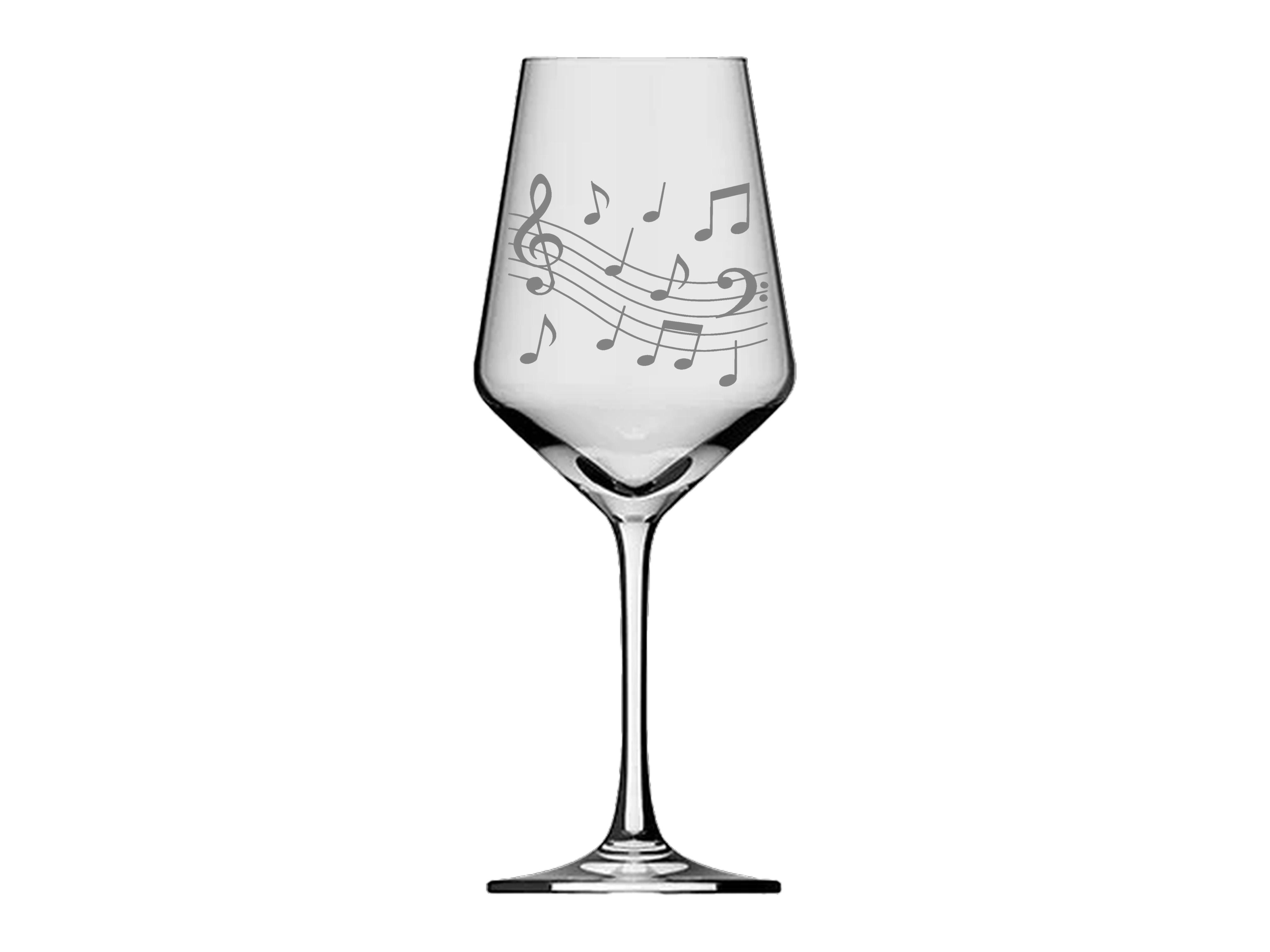 Weinglas mit Tonleiter 350ml spülmaschinenfest ideal für gesellige Partys und Freunde - Vorschau 4