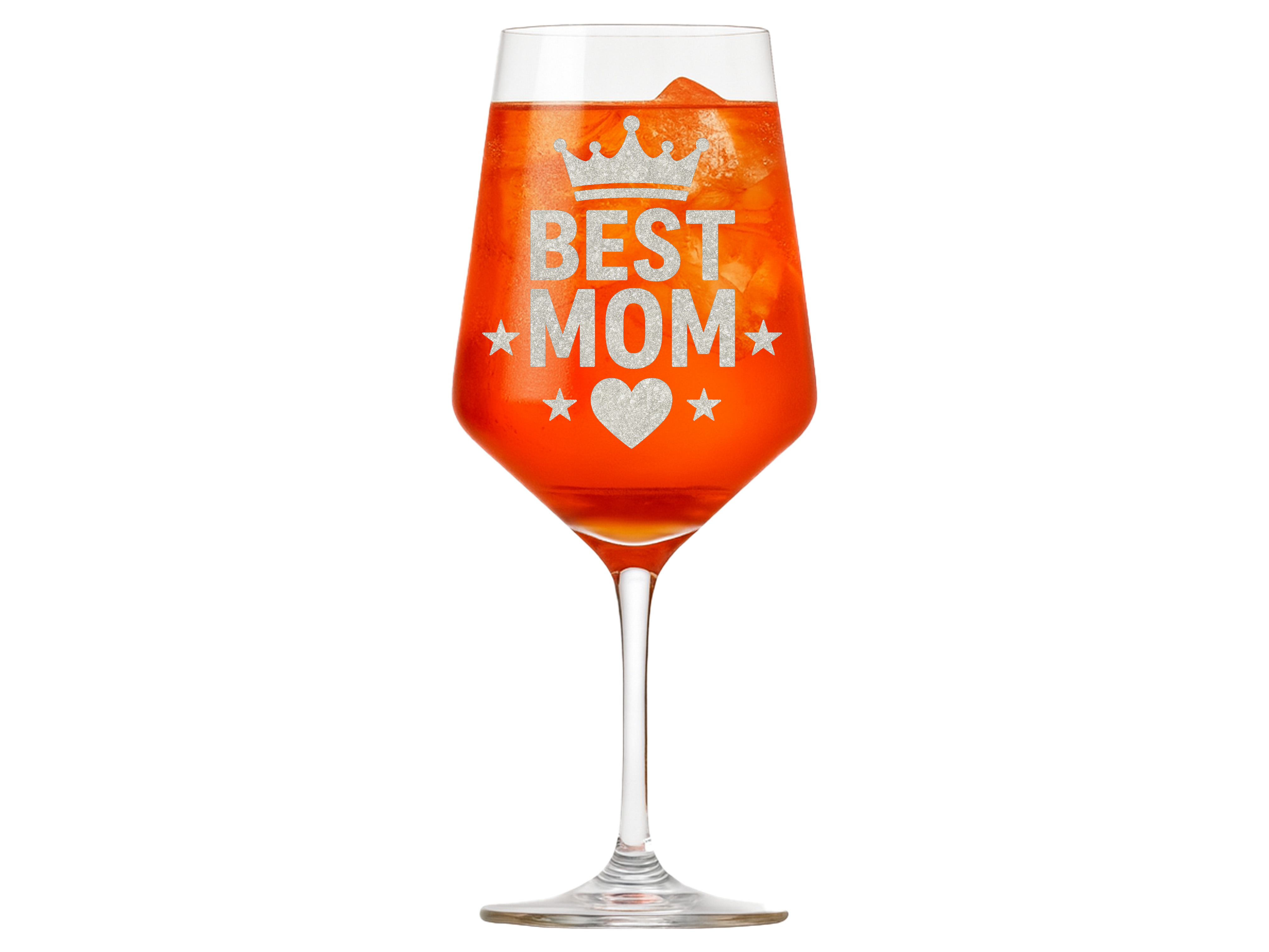 1x Weinglas Gravur Beste Mama der Welt 350ml spülmaschinenfest für besondere Momente - Vorschau 3
