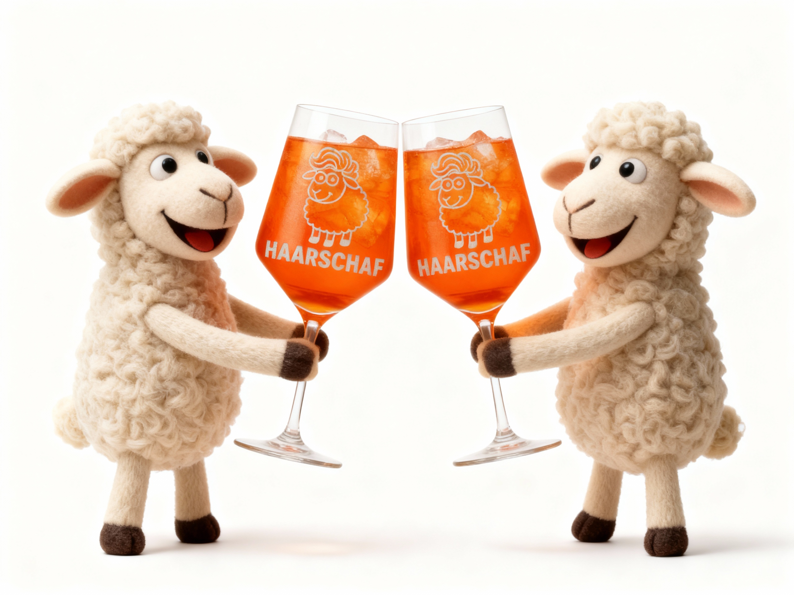 1x Weinglas mit Gravur Puppa Haarschaf 350ml spülmaschinenfest ideal für Freunde - Vorschau 2