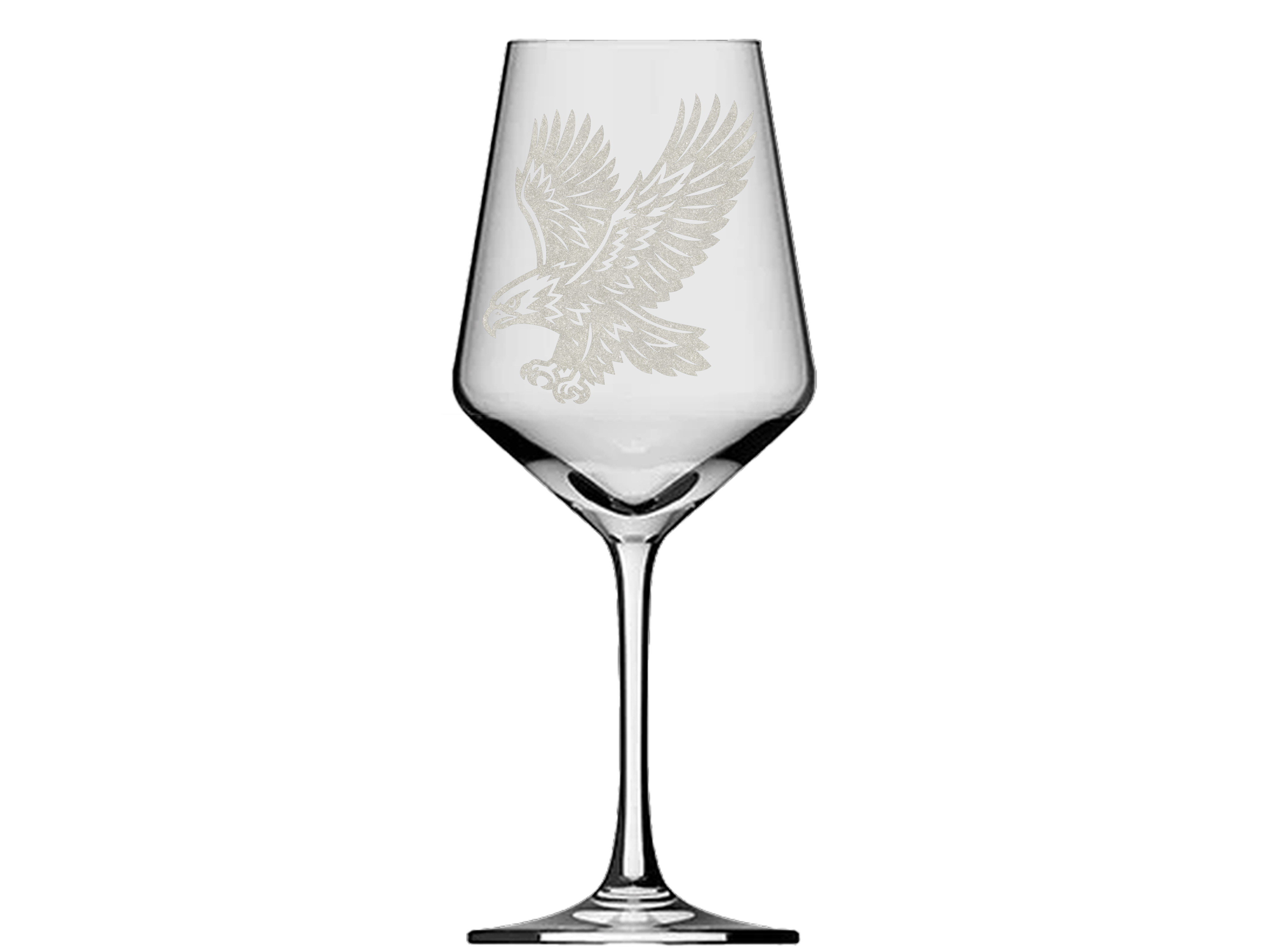 1x Weinglas Adler Gravur 350ml spülmaschinenfest für gesellige Anlässe ideal für Feste - Vorschau 5