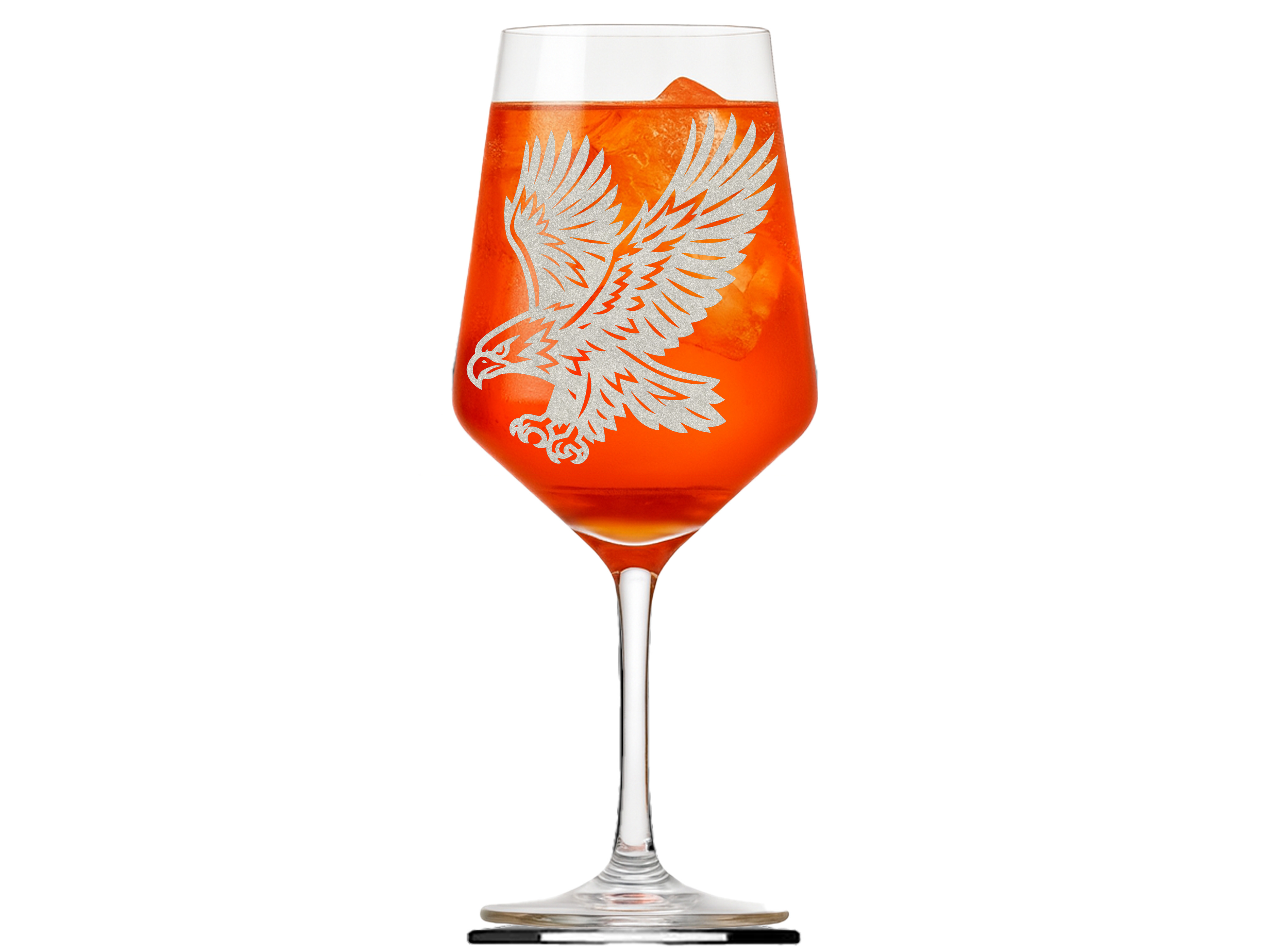 1x Weinglas Adler Gravur 350ml spülmaschinenfest für gesellige Anlässe ideal für Feste - Vorschau 3