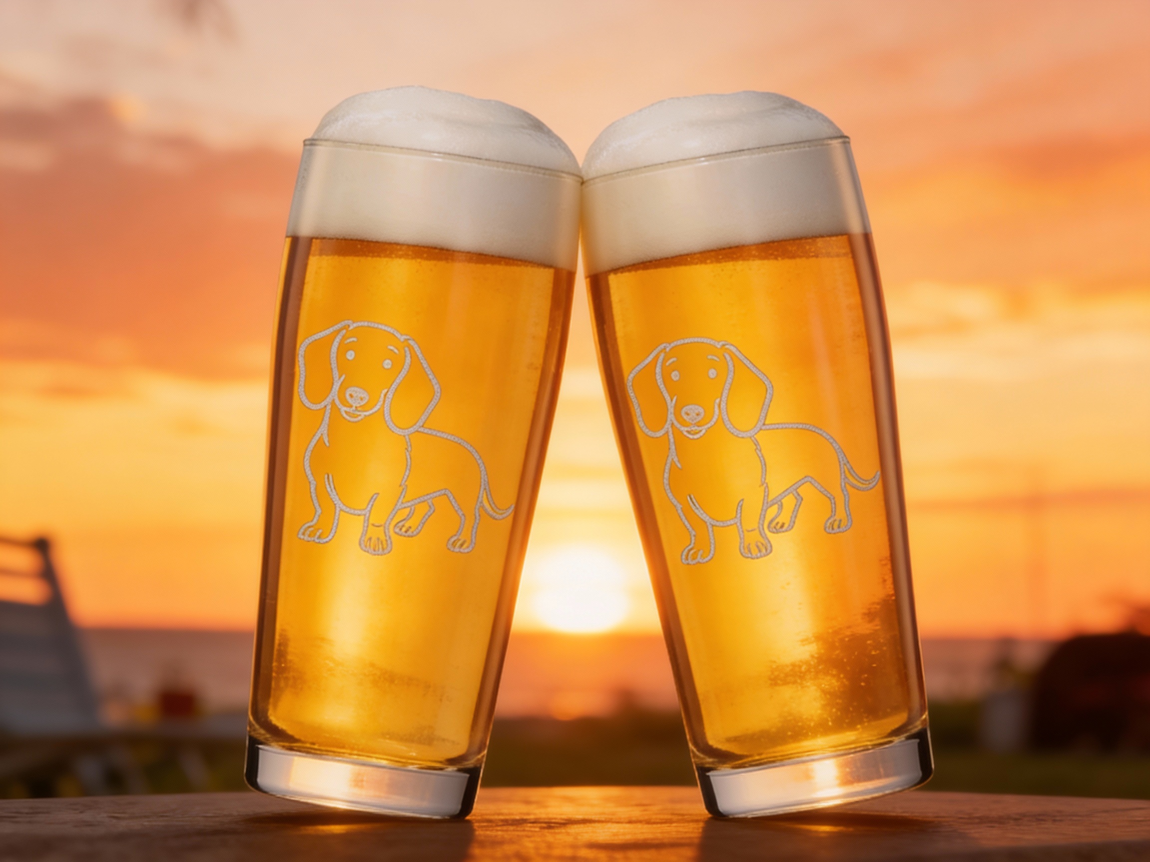 Dackel Bierglas 500ml spülmaschinenfest für gesellige Abende und Dackel-Liebhaber - Vorschau 5
