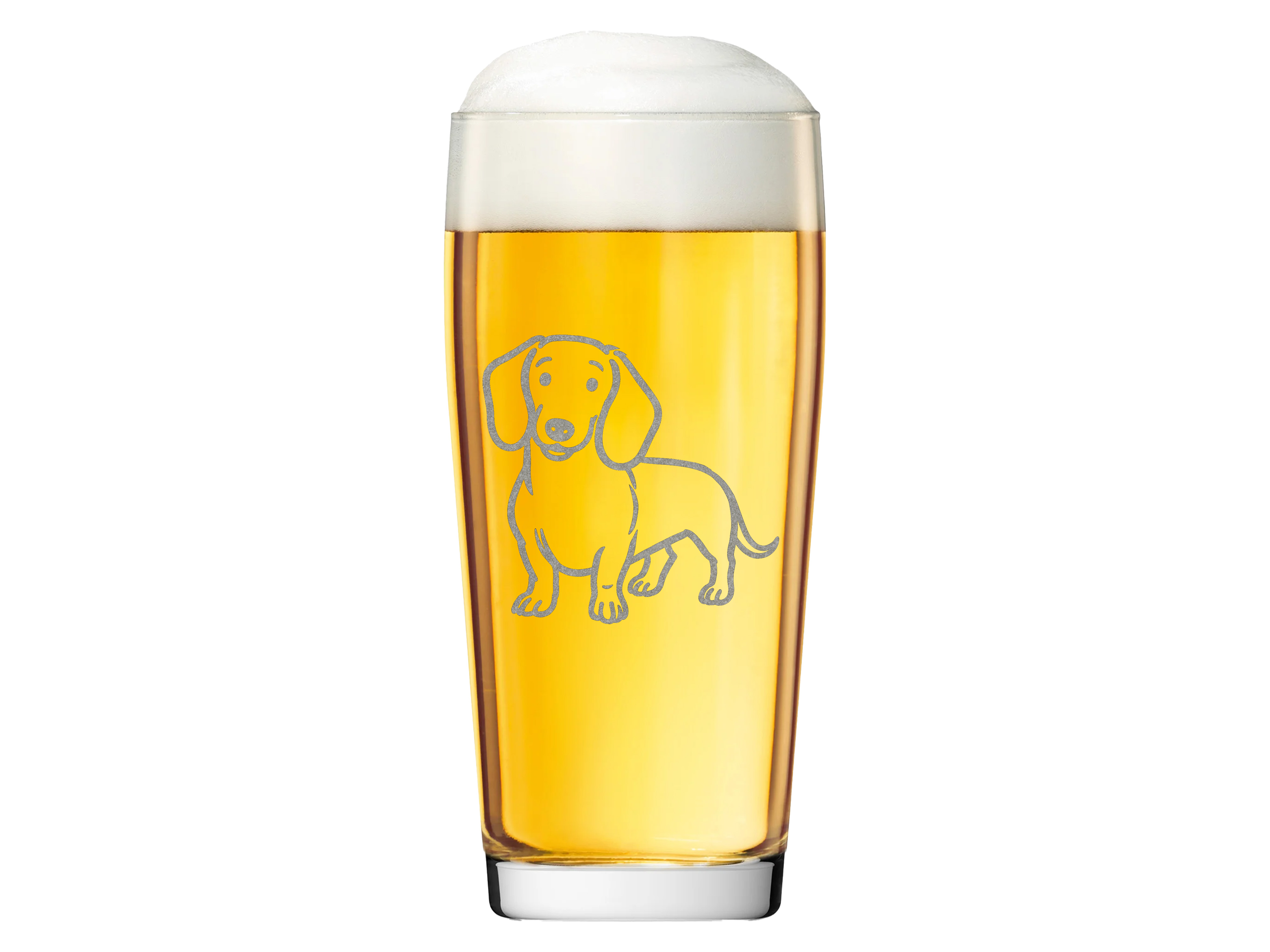 Dackel Bierglas 500ml spülmaschinenfest für gesellige Abende und Dackel-Liebhaber - Vorschau 3