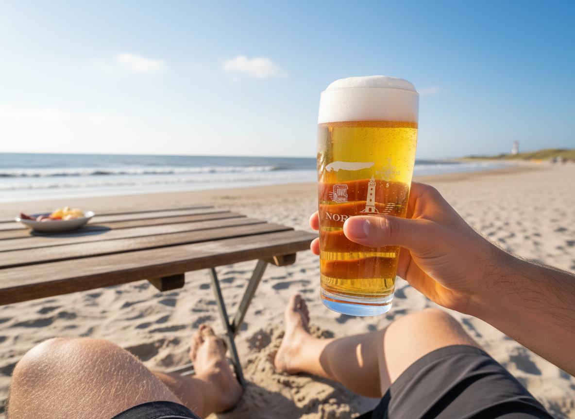 Bierglas Gravur Insel Norderney - 500ml spülmaschinenfest edles Glas für Biergenuss - Vorschau 6