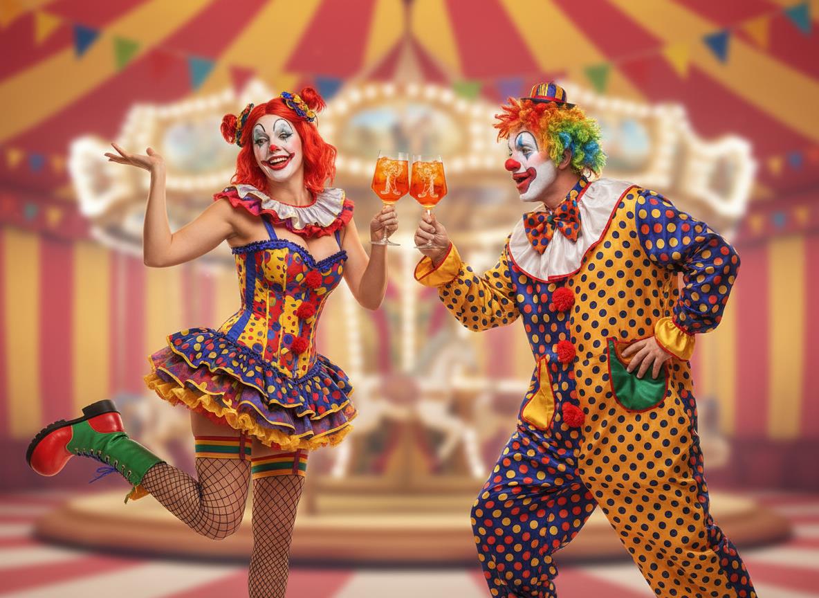 1x Weinglas Clown 350ml spülmaschinenfest mit charmantem Design für Genussmomente - Vorschau 10