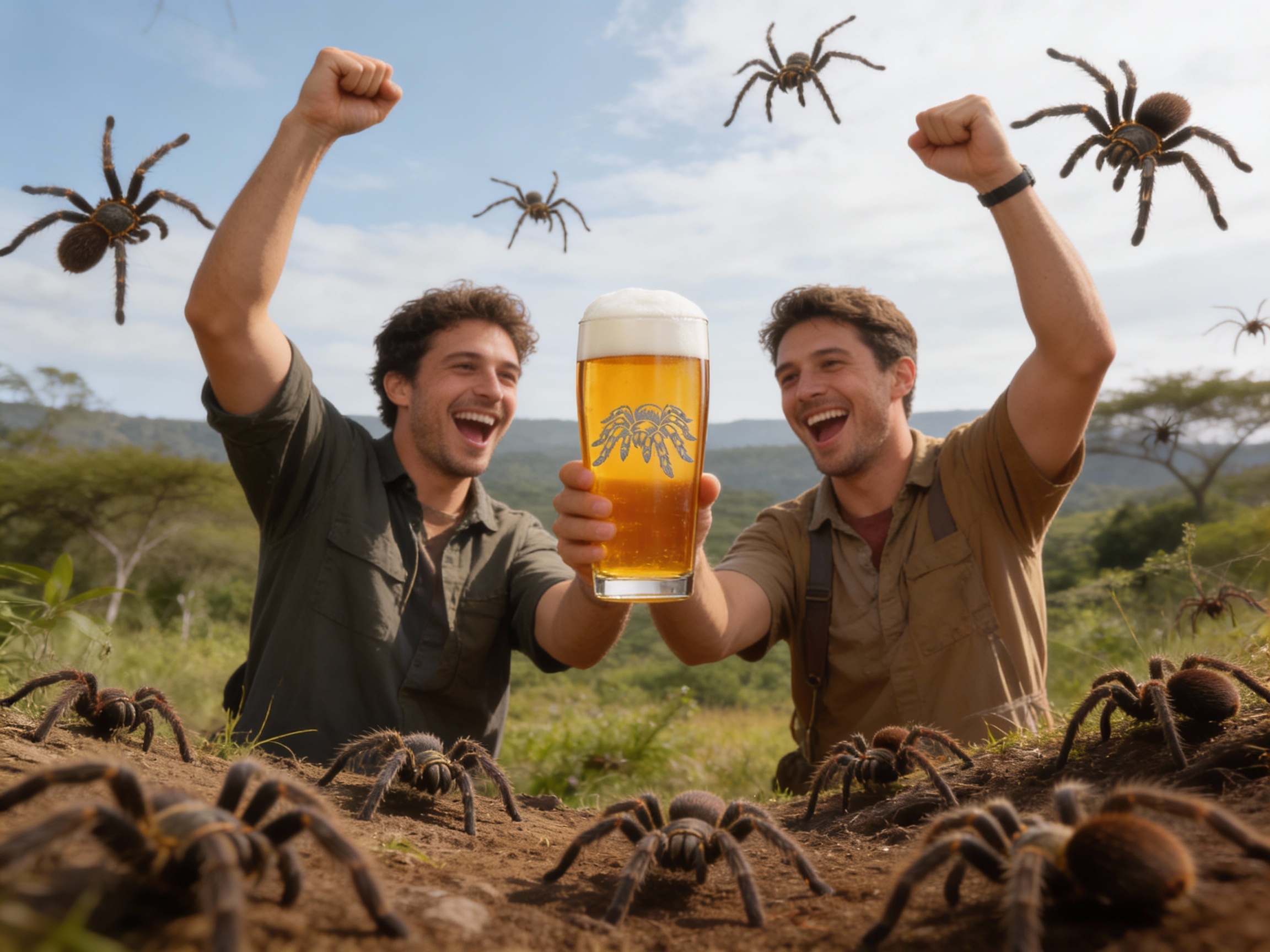 Bierglas 500ml mit Vogelspinnen Gravur spülmaschinenfest für Tierliebhaber und gesellige Abende - Vorschau 2