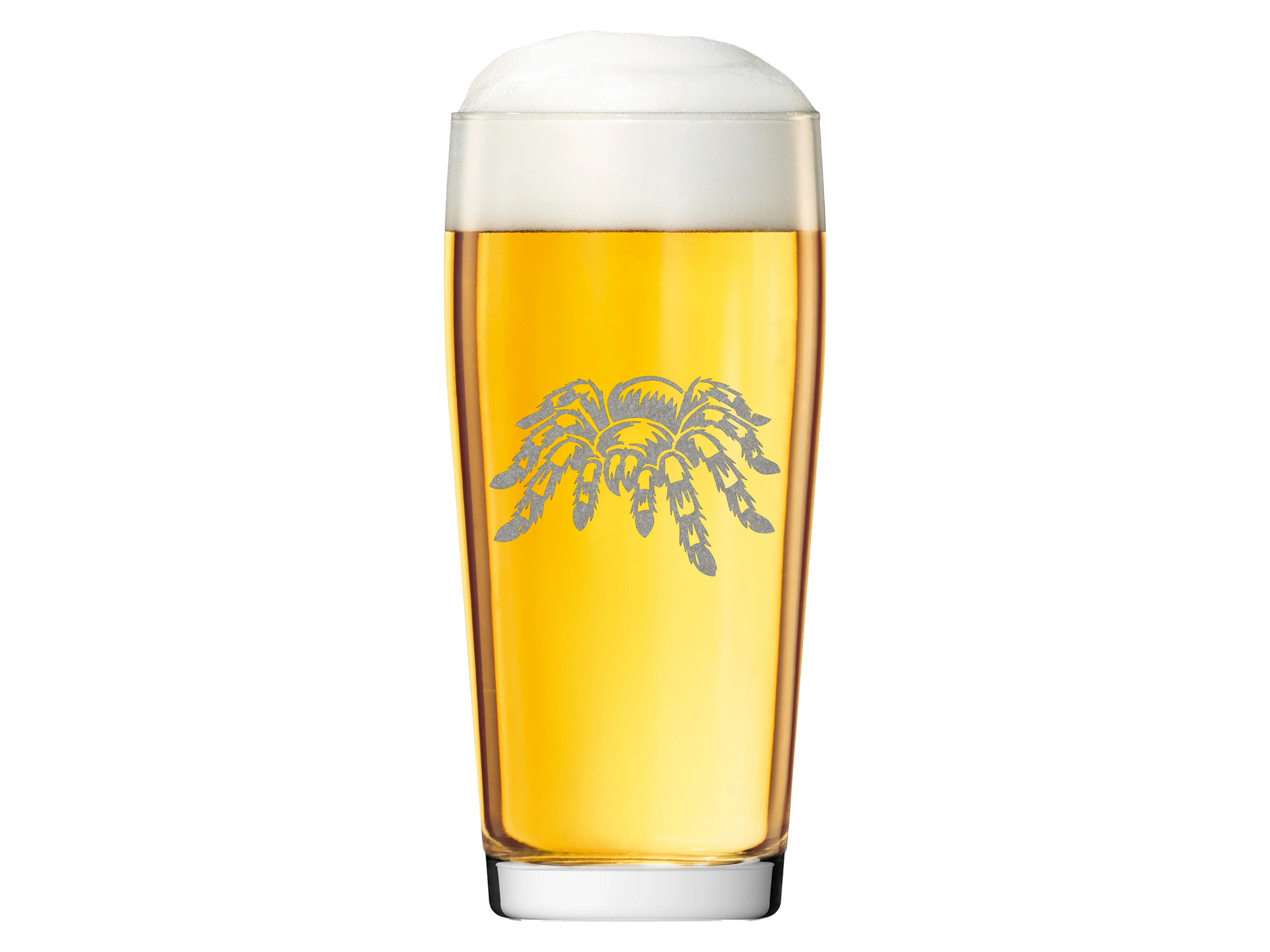 Bierglas 500ml mit Vogelspinnen Gravur spülmaschinenfest für Tierliebhaber und gesellige Abende - Vorschau 3