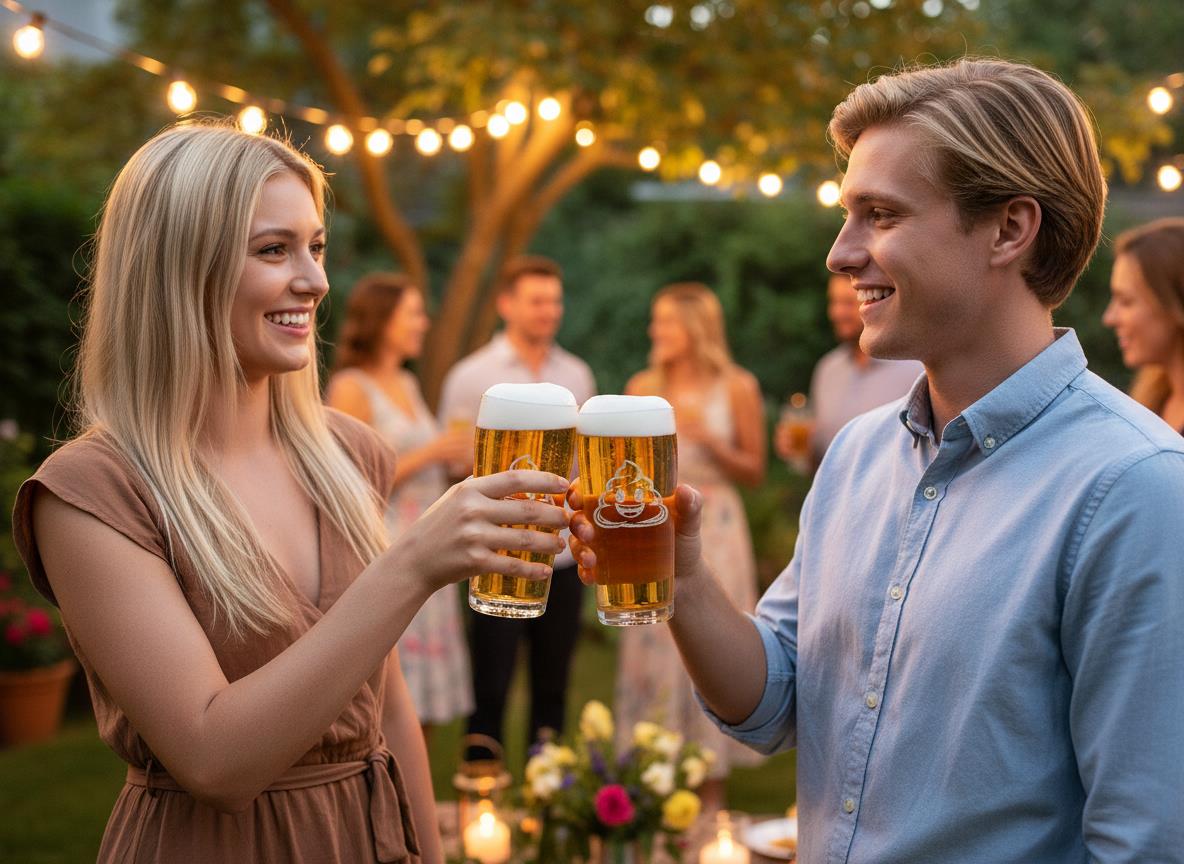 1x Kackhaufen Motiv Bierglas 500ml spülmaschinenfest für gesellige Abende mit Freunden - Vorschau 6