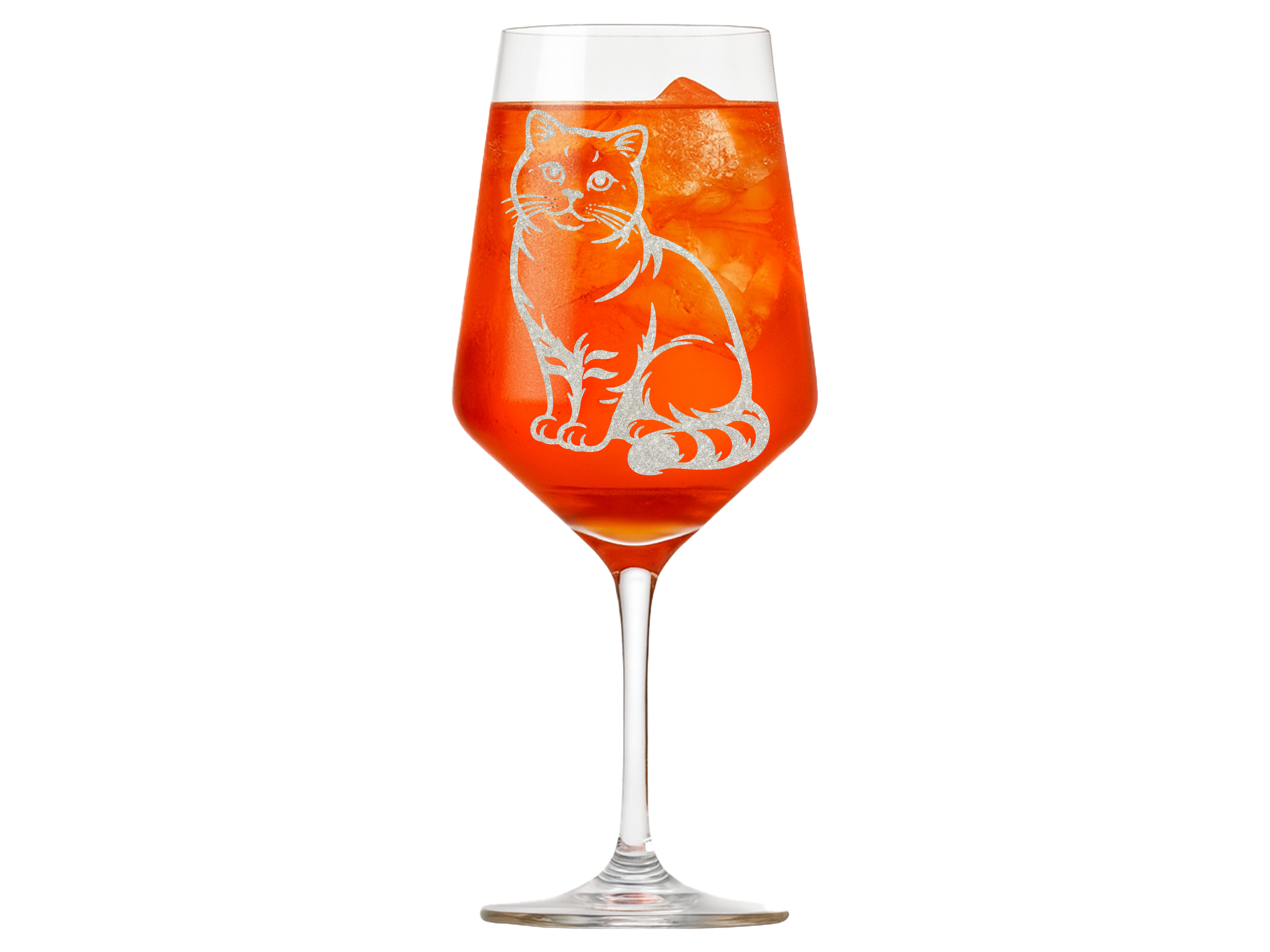 1x Weinglas europäische Kurzhaar Katze Gravur 350 ml spülmaschinenfest ideal für Katzenliebhaber - Vorschau 3