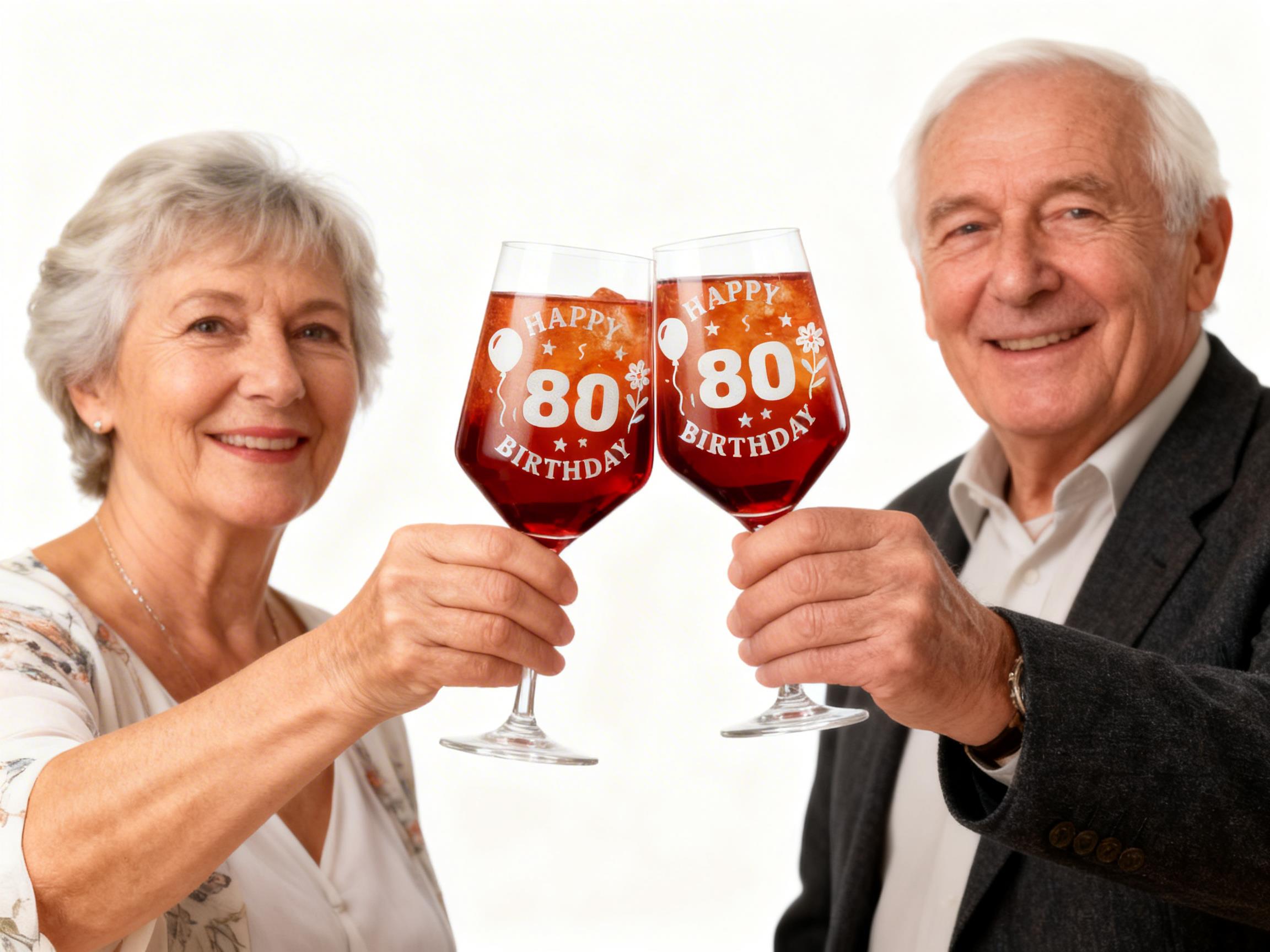 Weinglas Gravur Happy Birthday 88 Geburtstag 350ml spülmaschinenfest - Vorschau 4