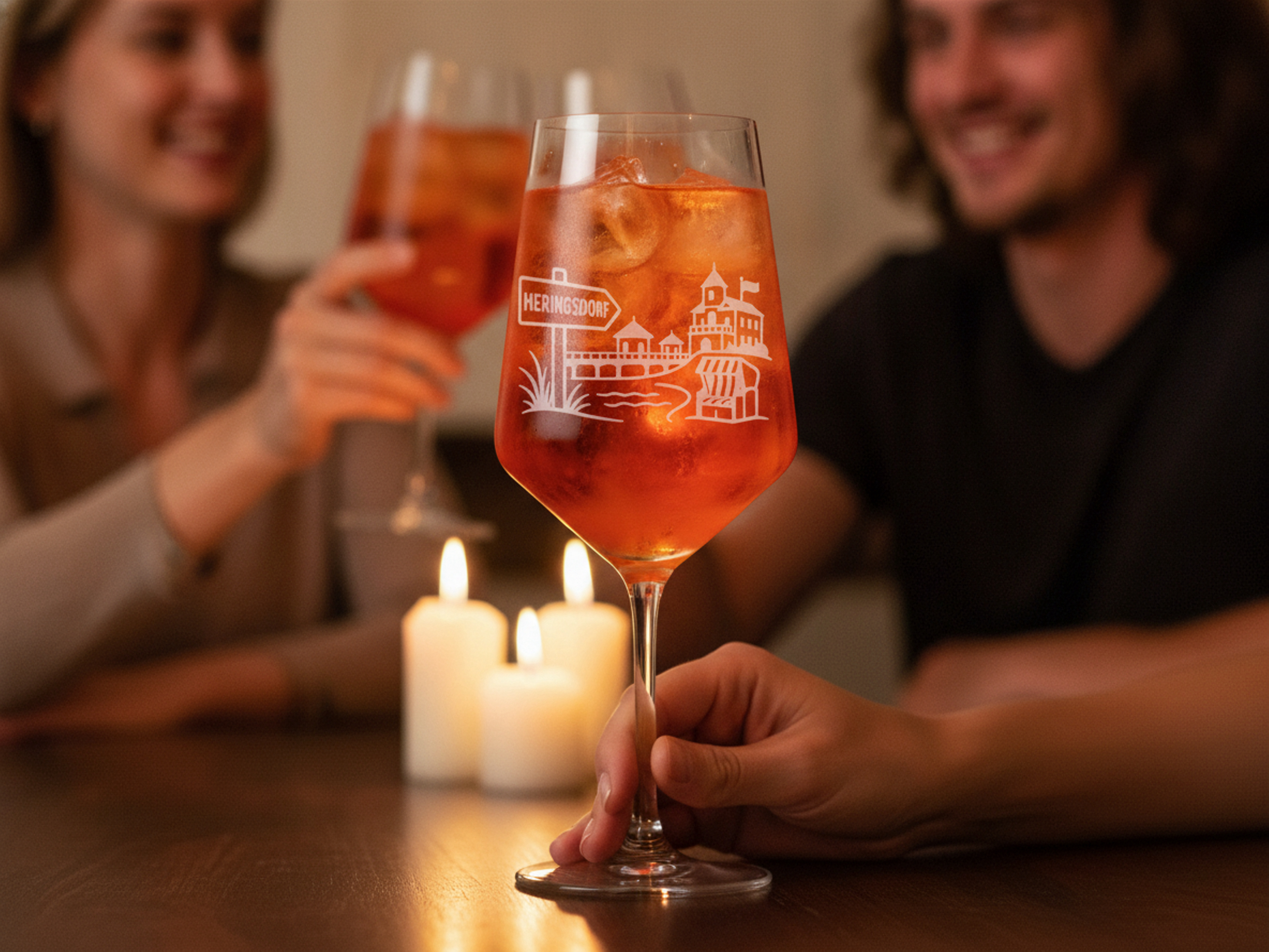 Weinglas Heringsdorf elegante Gravur spülmaschinenfest 350 ml perfekt für jeden Anlass - Vorschau 3