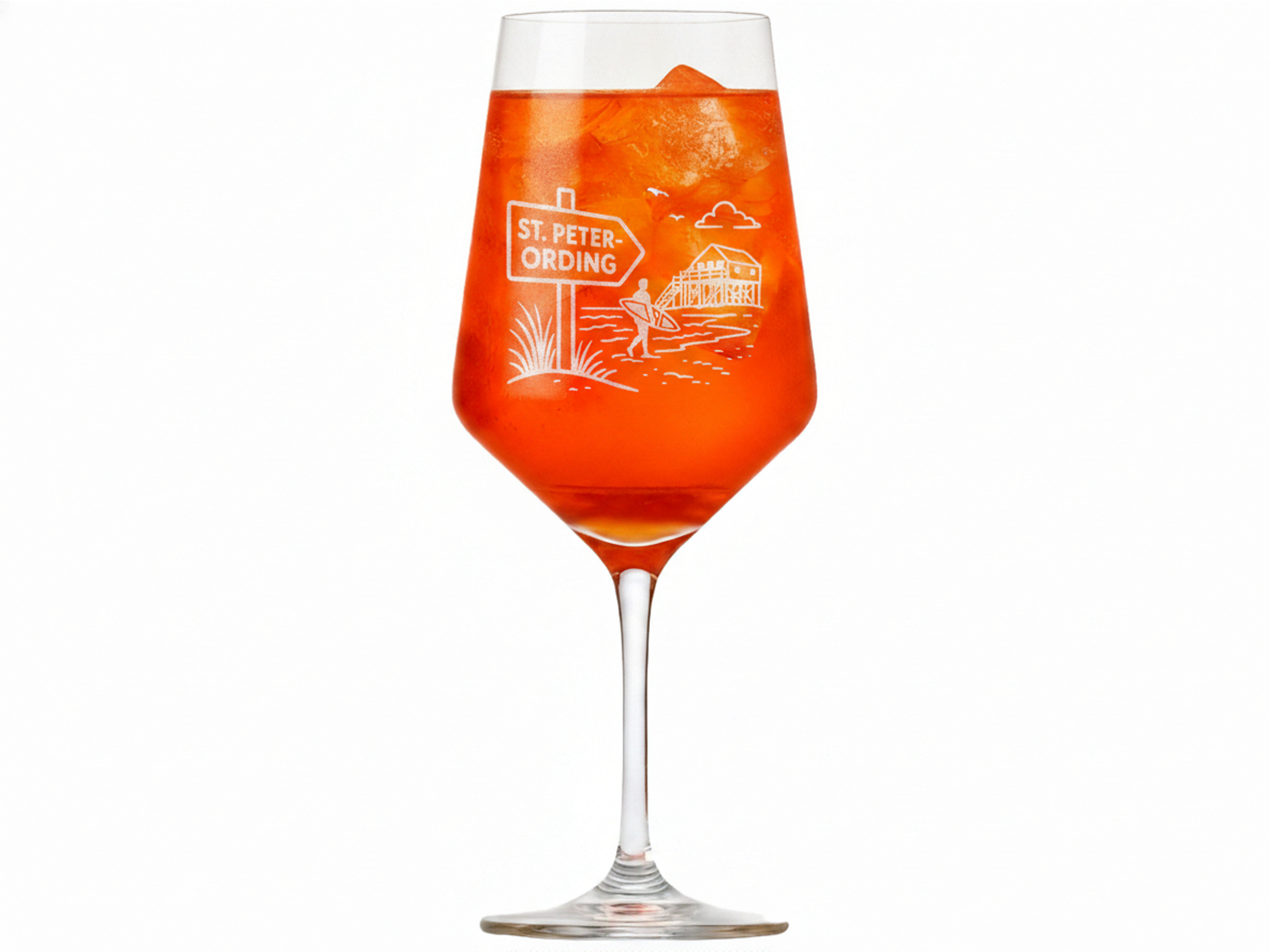 Weinglas St. Peter-Ording elegante Gravur spülmaschinenfest 350 ml hochwertig - Vorschau 5