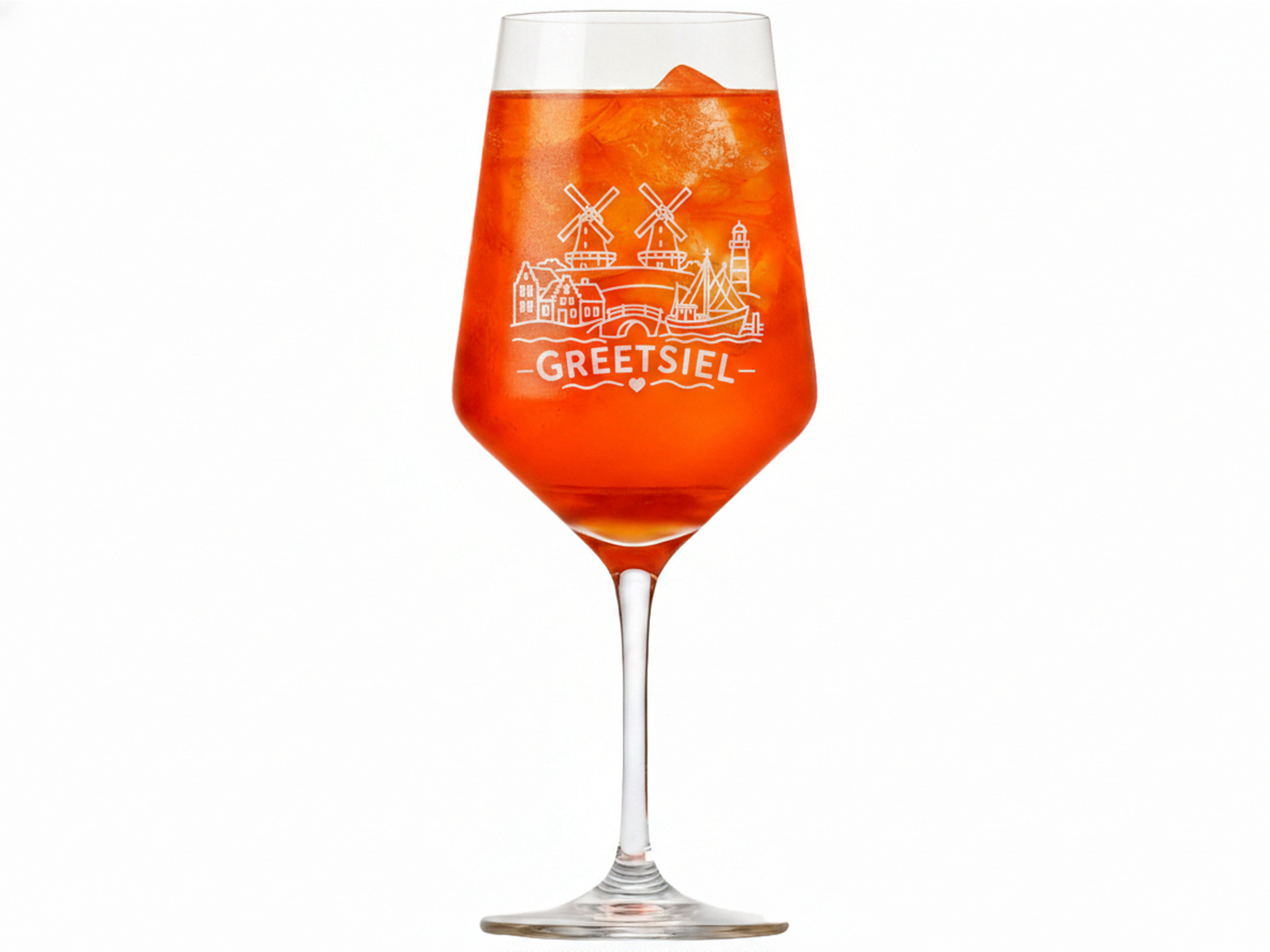 Weinglas Gravur Greetsiel 350ml spülmaschinenfest für entspannte Abende Zuhause - Vorschau 5
