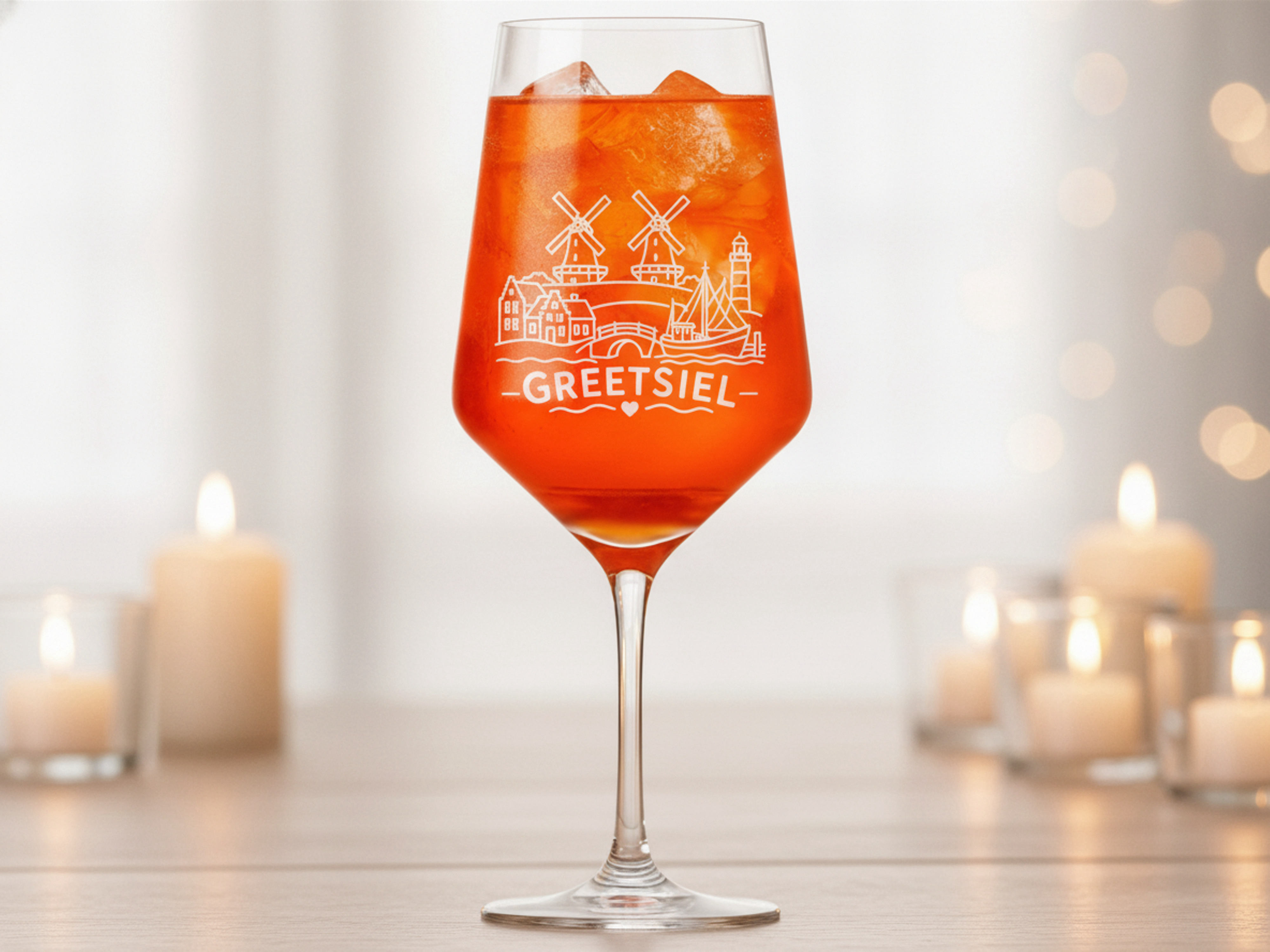 Weinglas Gravur Greetsiel 350ml spülmaschinenfest für entspannte Abende Zuhause - Vorschau 2