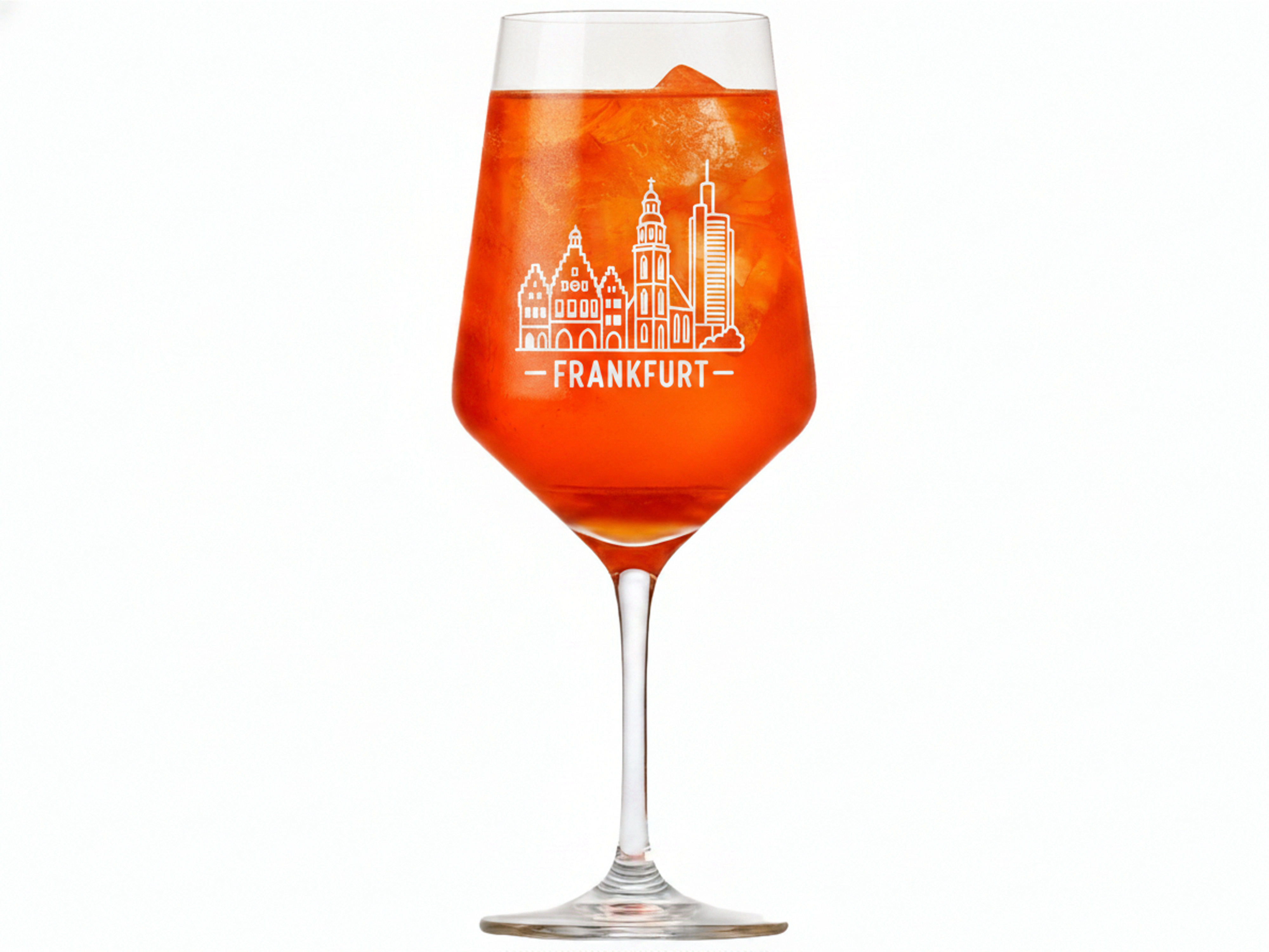 Weinglas Gravur Frankfurt 350ml spülmaschinenfest aus Qualitätsglas - Vorschau 5