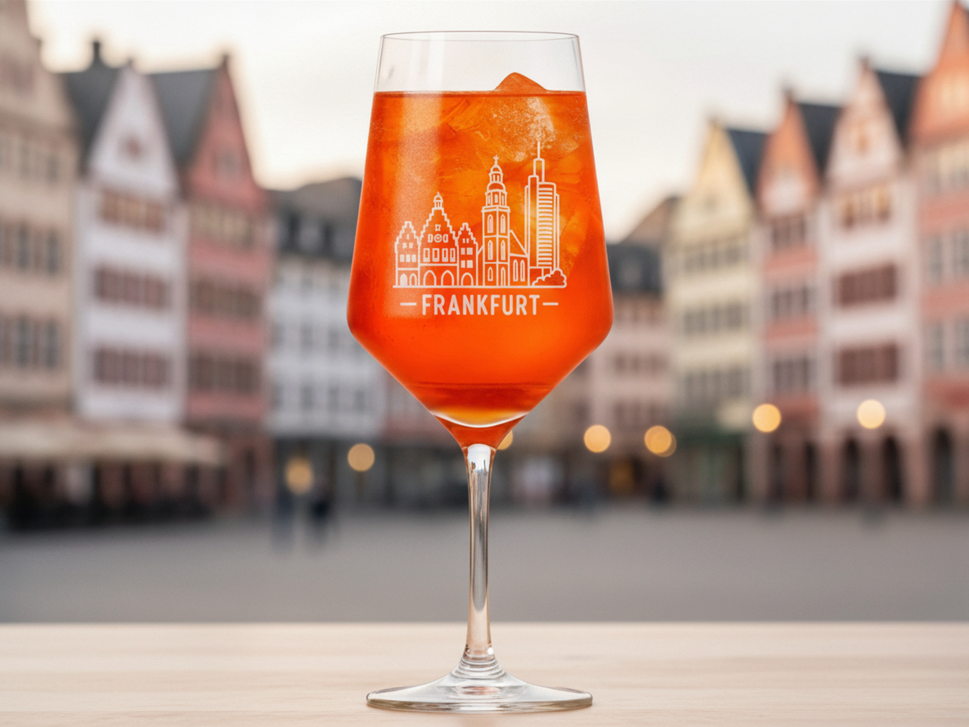 Weinglas Gravur Frankfurt 350ml spülmaschinenfest aus Qualitätsglas - Vorschau 2