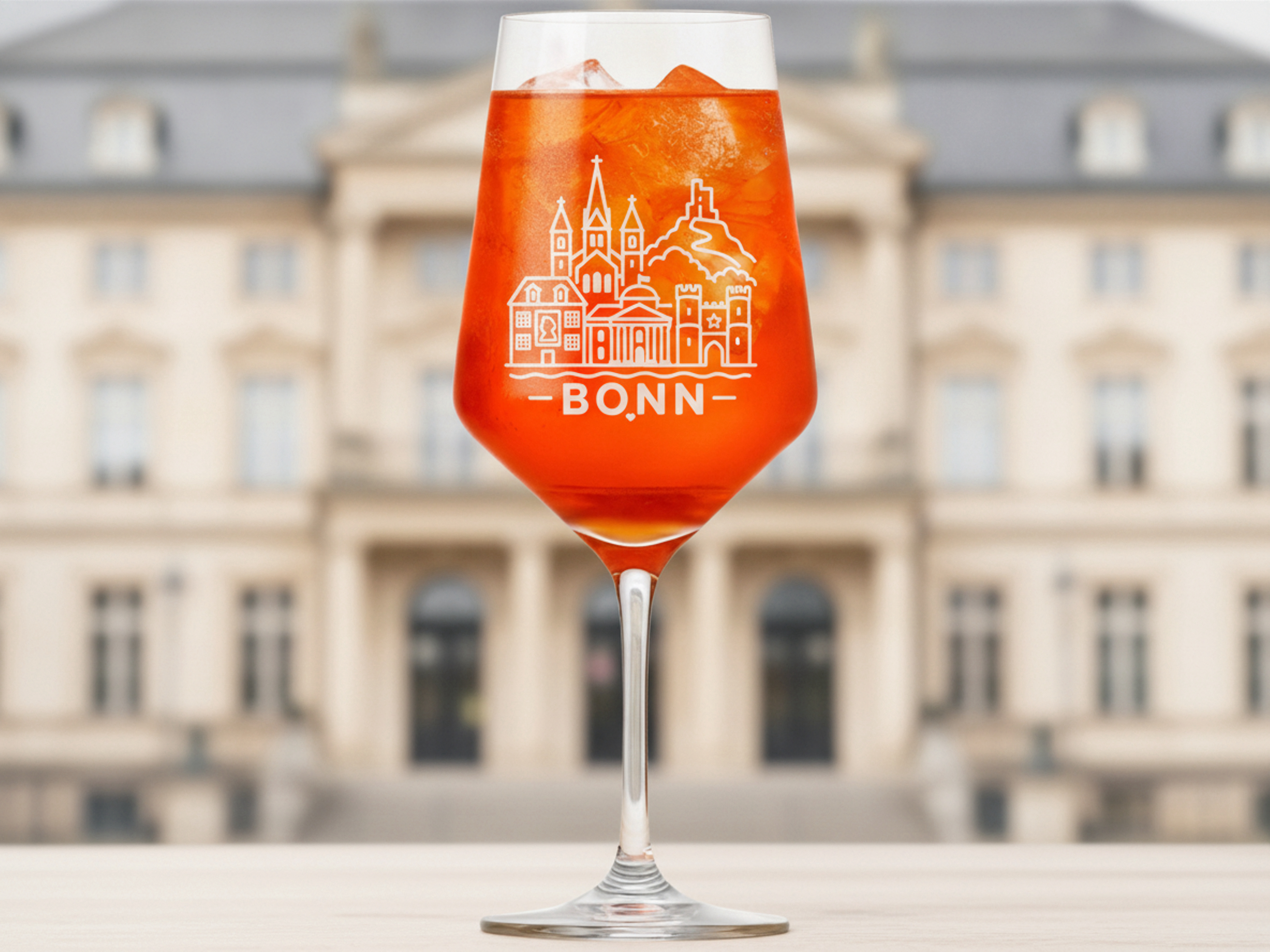 Weinglas Gravur Bonn 350ml spülmaschinenfest hochwertig elegant und langlebig - Vorschau 2