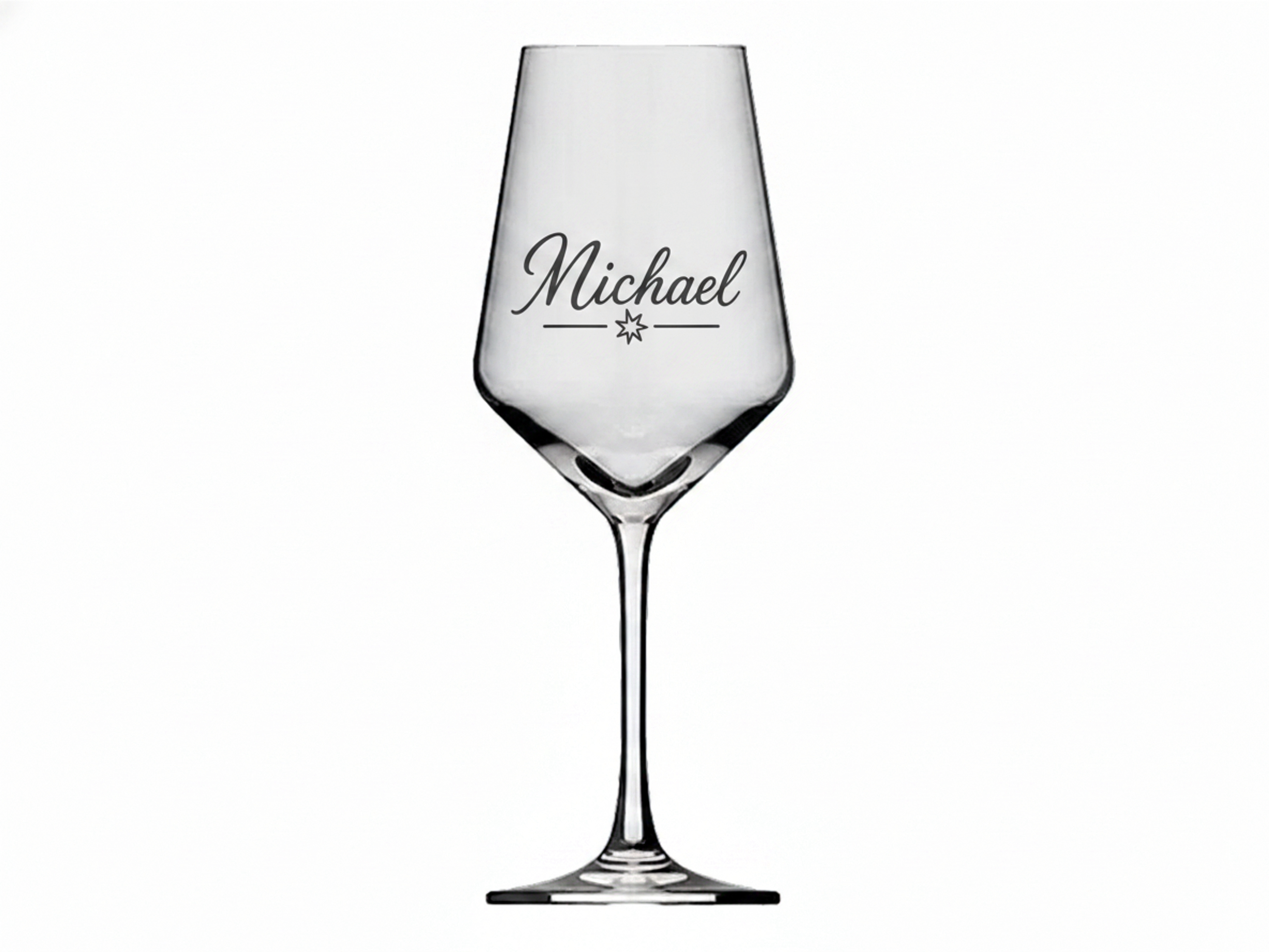 1x Weinglas Gravur Michael Namensglas 350ml spülmaschinenfest ergonomisch - Vorschau 6