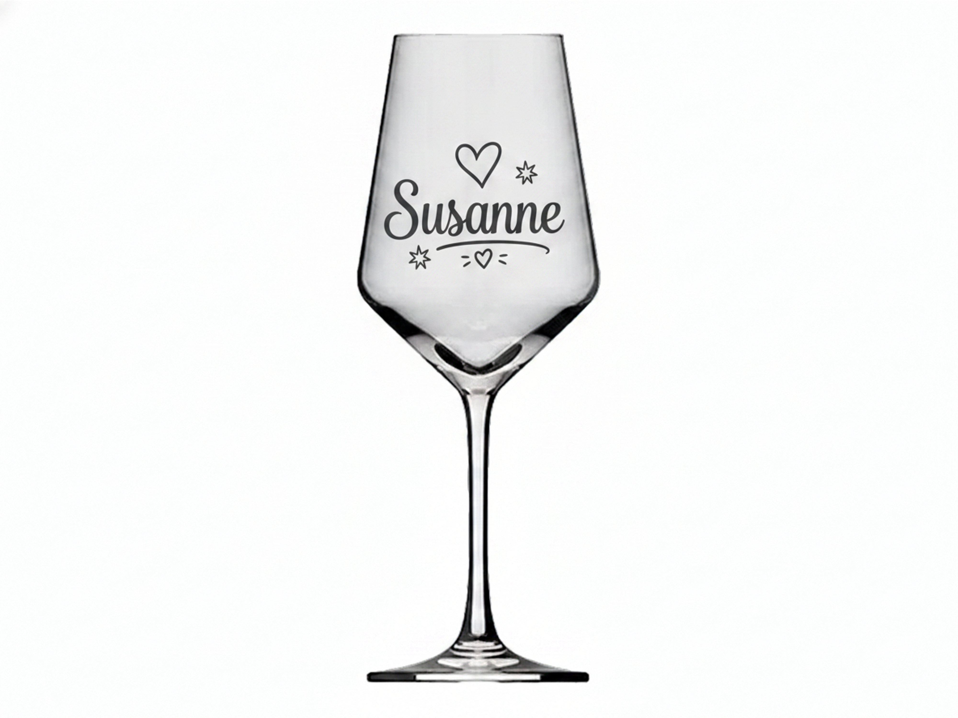 1x Weinglas Gravur Susanne 350ml spülmaschinenfest individuell persönliches Geschenk - Vorschau 6