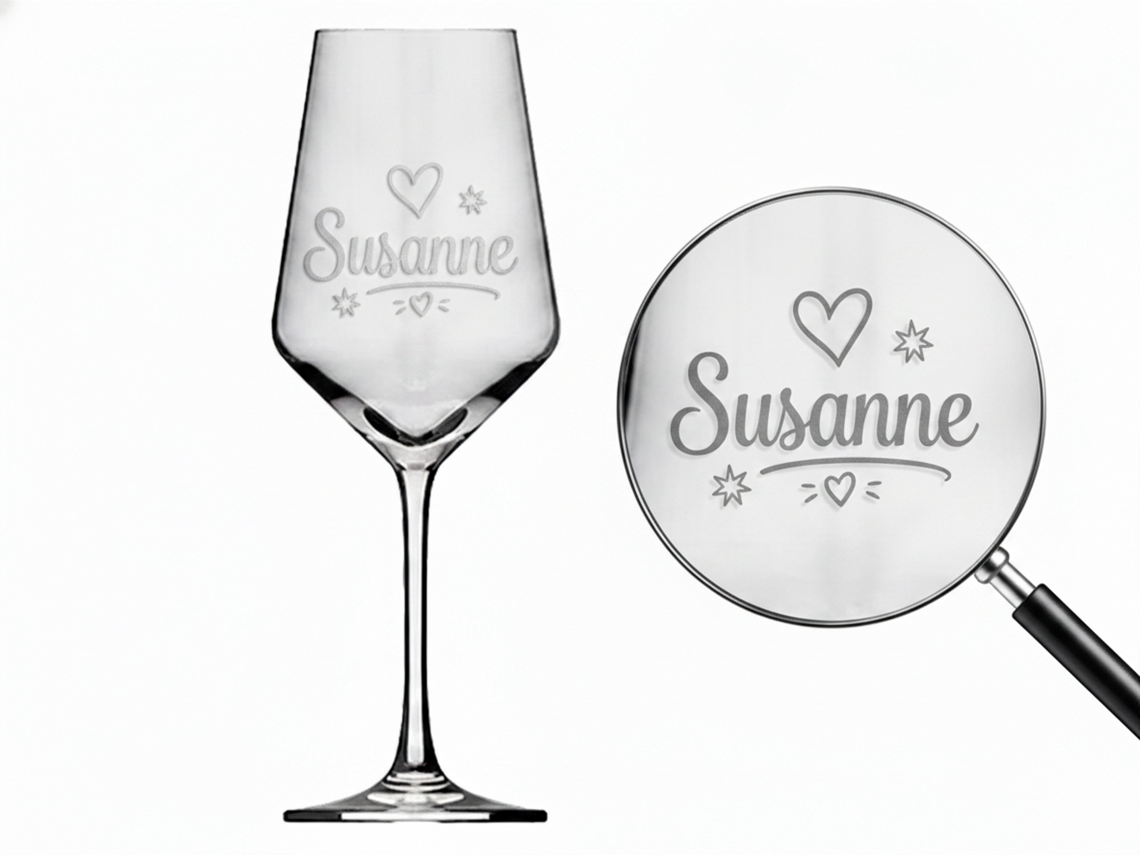 1x Weinglas Gravur Susanne 350ml spülmaschinenfest individuell persönliches Geschenk