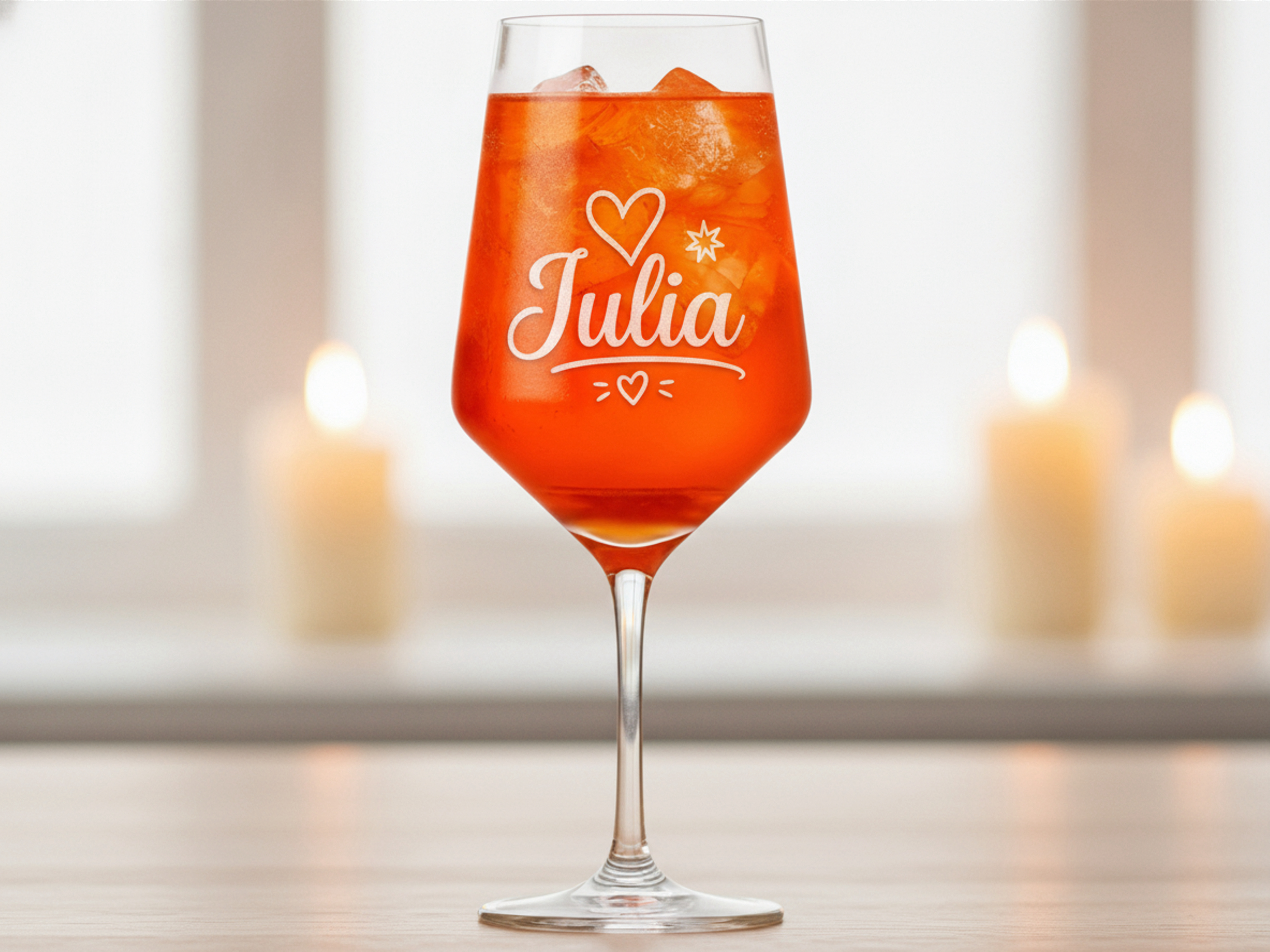 1x Weinglas Gravur Julia Namensglas 350ml spülmaschinenfest und robust - Vorschau 2