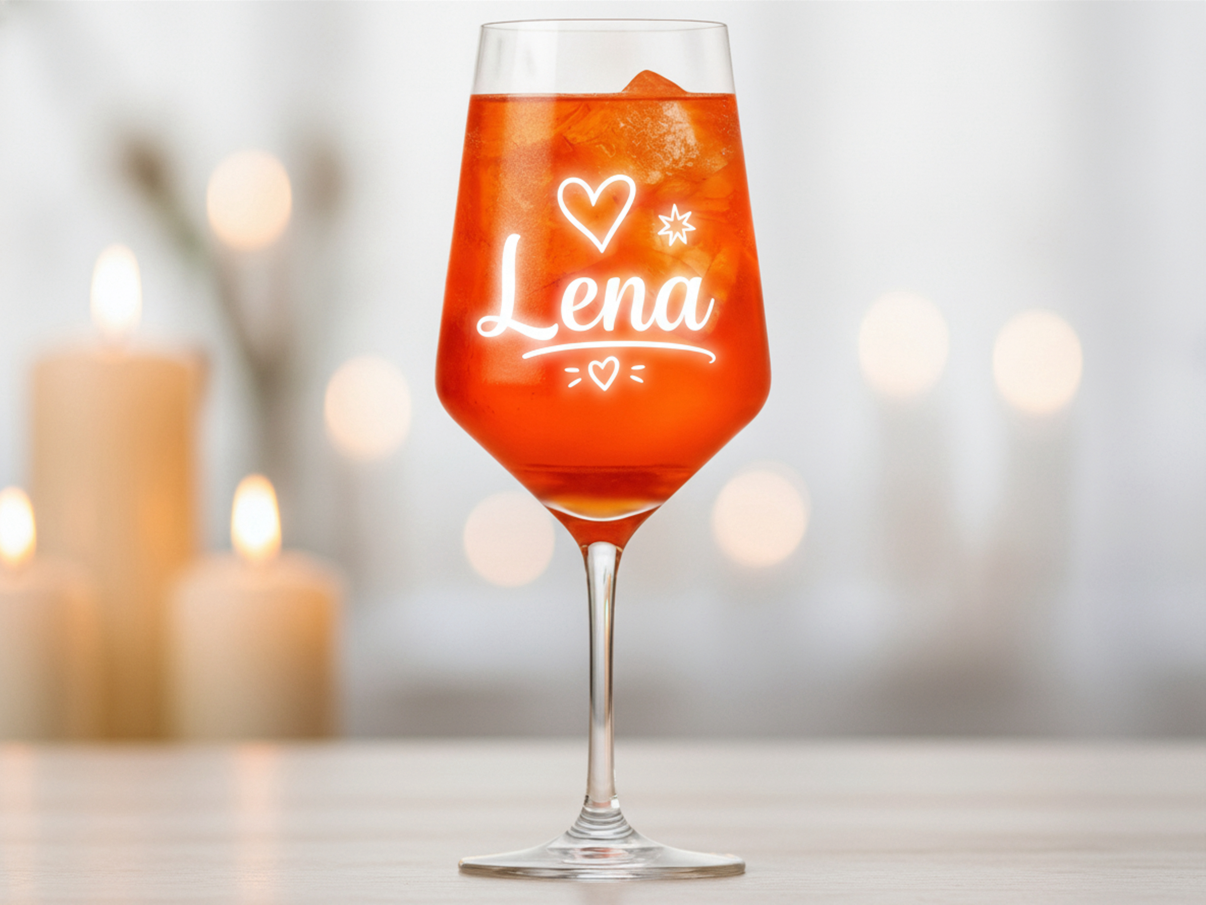 1x Weinglas Gravur Lena Namensglas 350ml spülmaschinenfest und langlebig - Vorschau 2