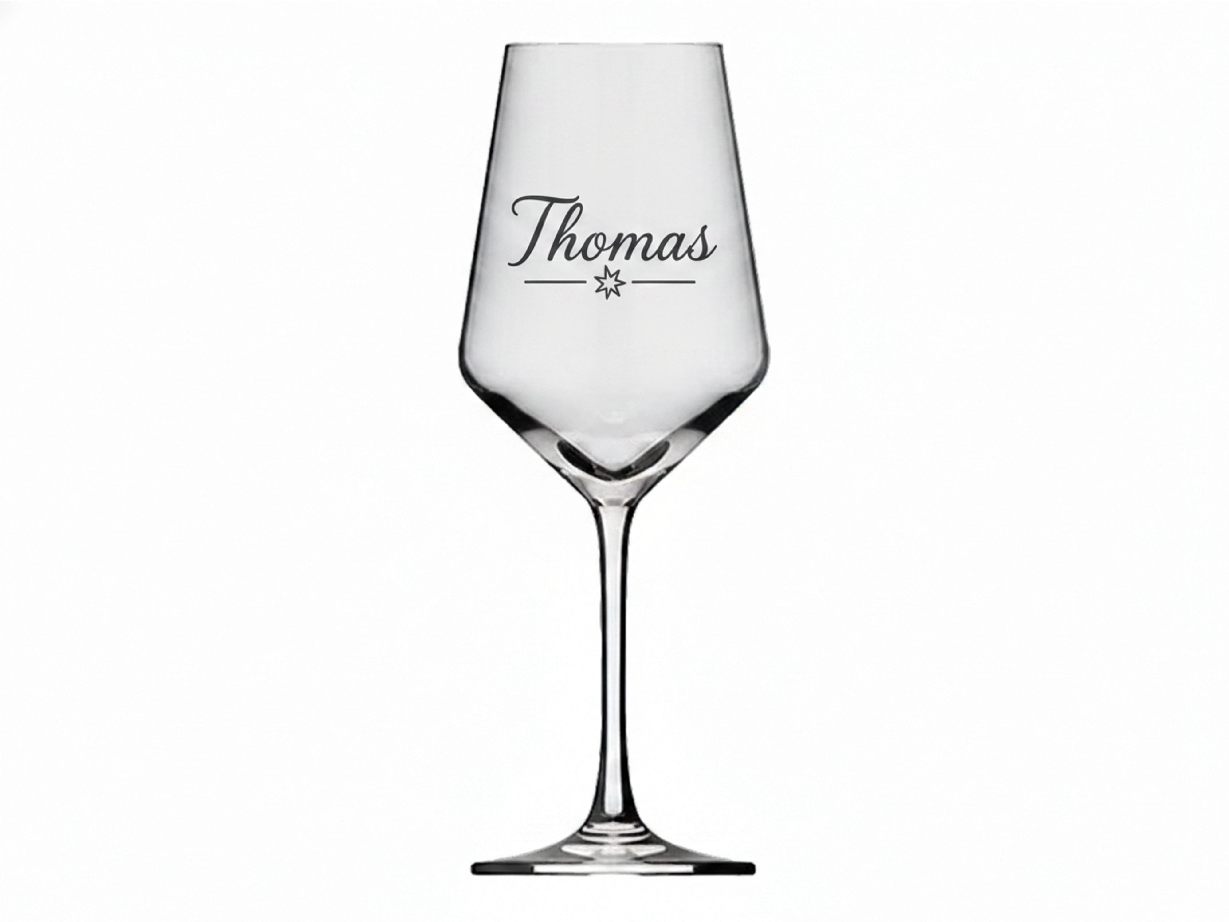 1x Weinglas Gravur Thomas Namensglas 350ml spülmaschinenfest mit persönlicher Note - Vorschau 6