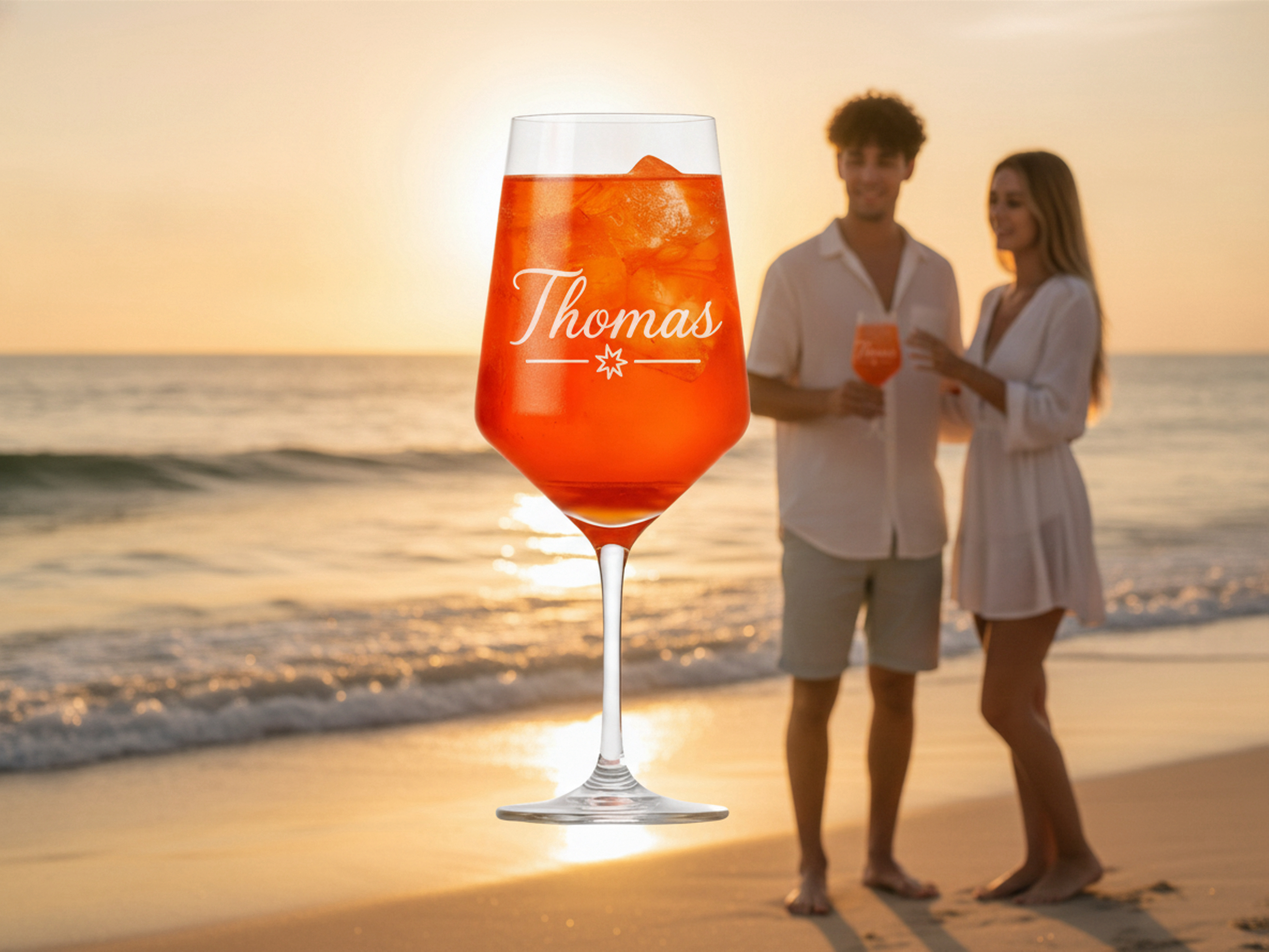 1x Weinglas Gravur Thomas Namensglas 350ml spülmaschinenfest mit persönlicher Note - Vorschau 4