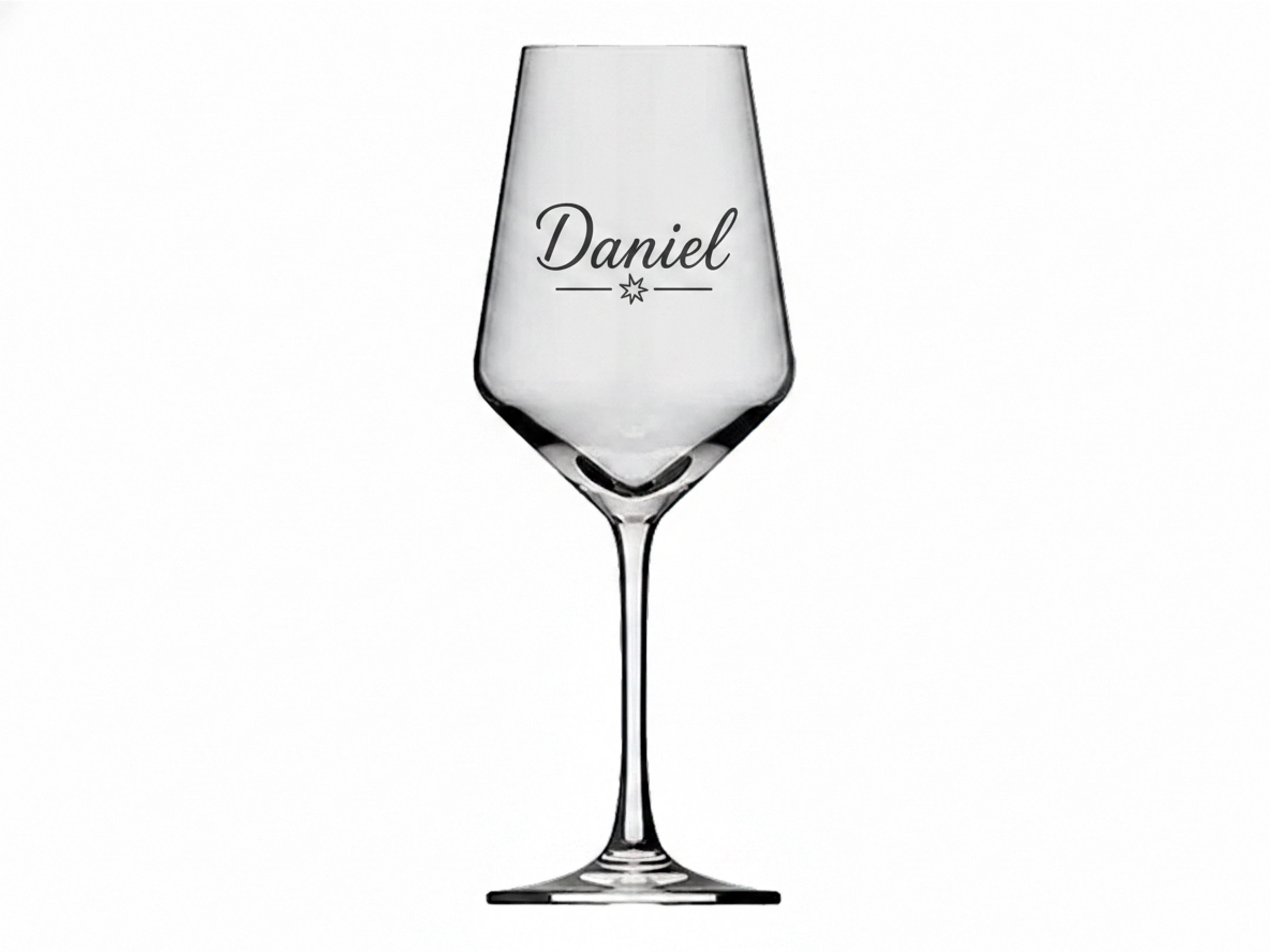 1x Weinglas Gravur Daniel Namensglas 350ml spülmaschinenfest hochwertig langlebig - Vorschau 6