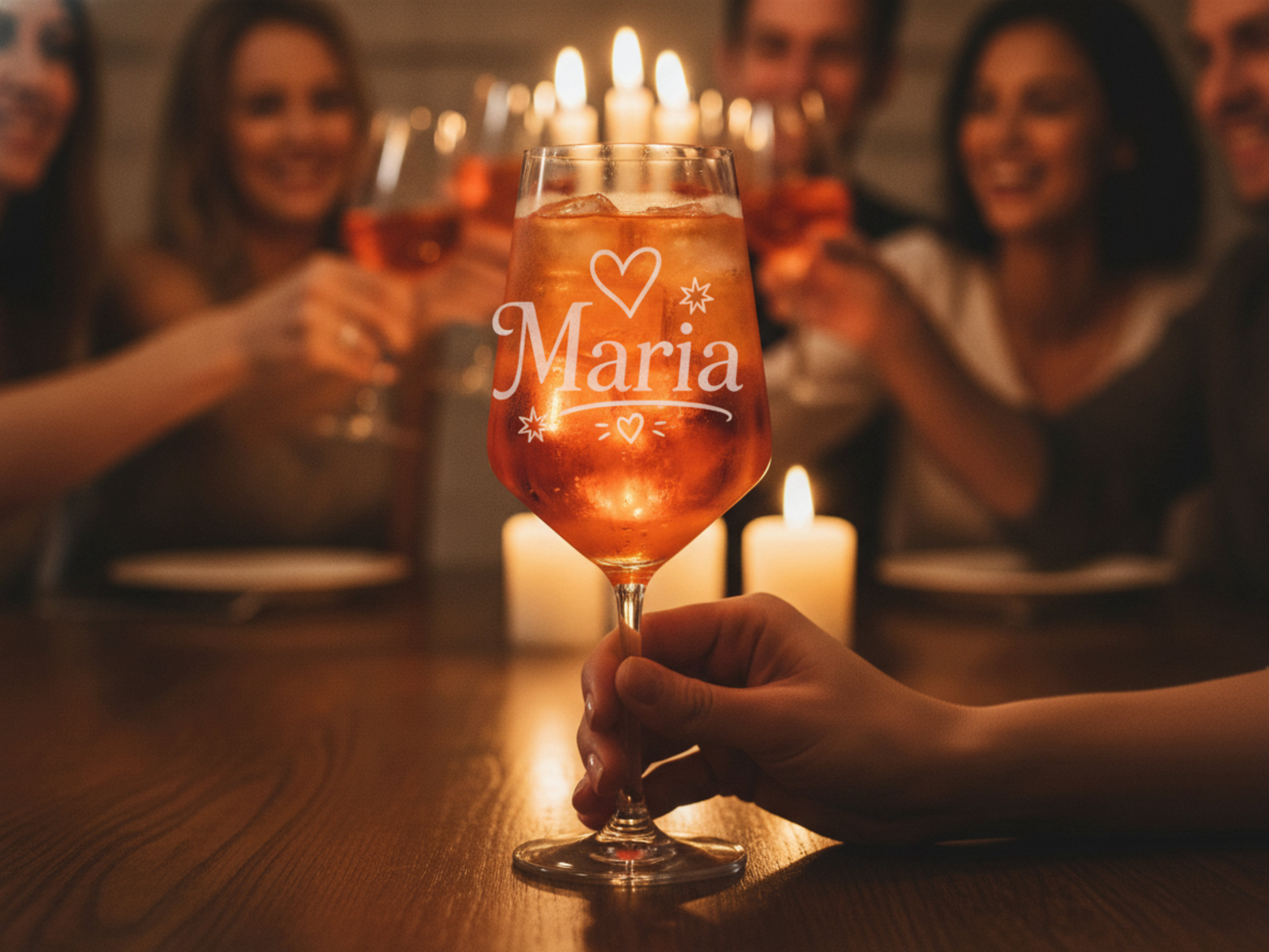 1x Weinglas Gravur Maria Namensglas 350ml spülmaschinenfest und robust - Vorschau 3