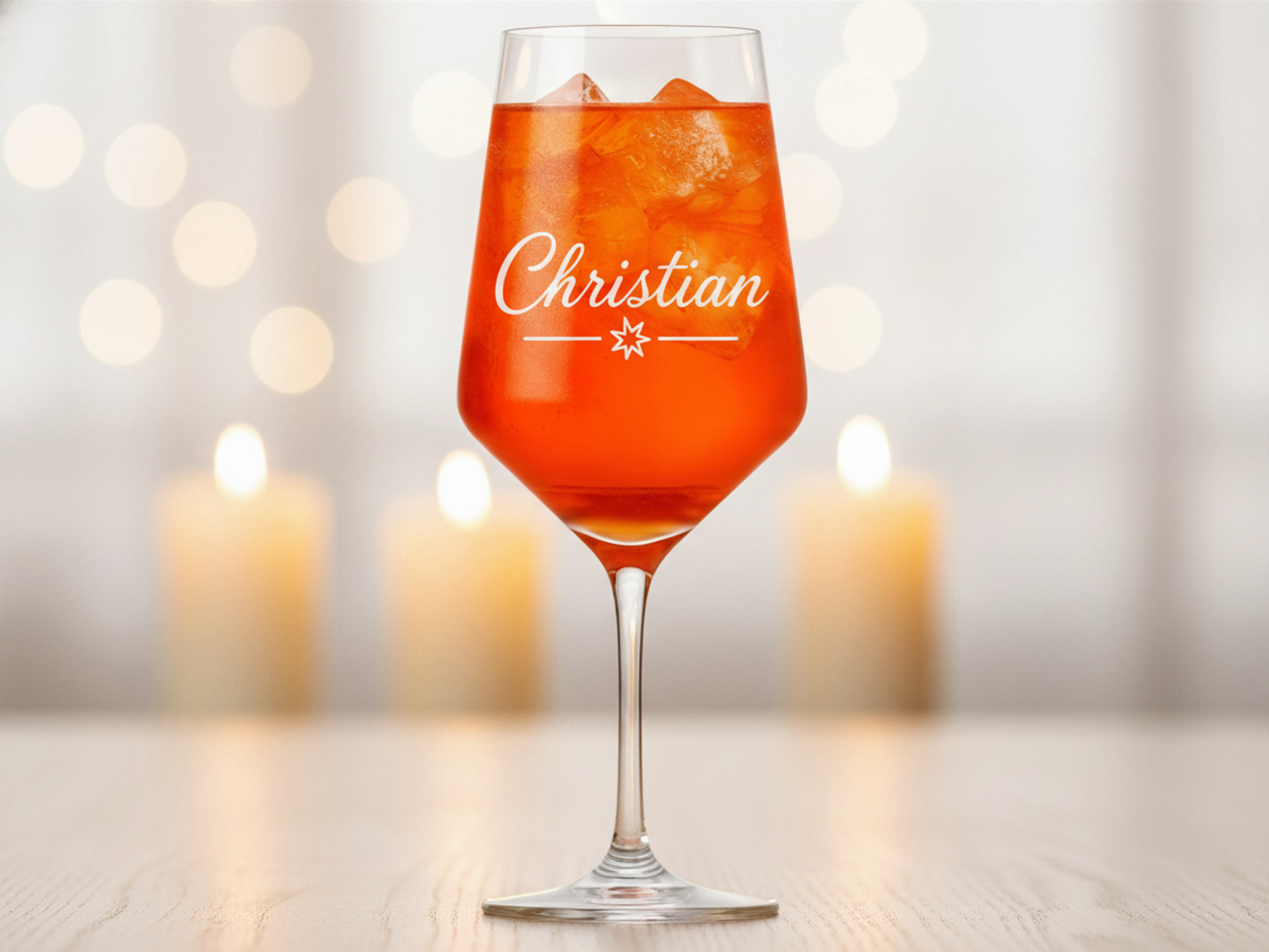 1x Weinglas Gravur Christian Namensglas 350ml spülmaschinenfest und elegant - Vorschau 2