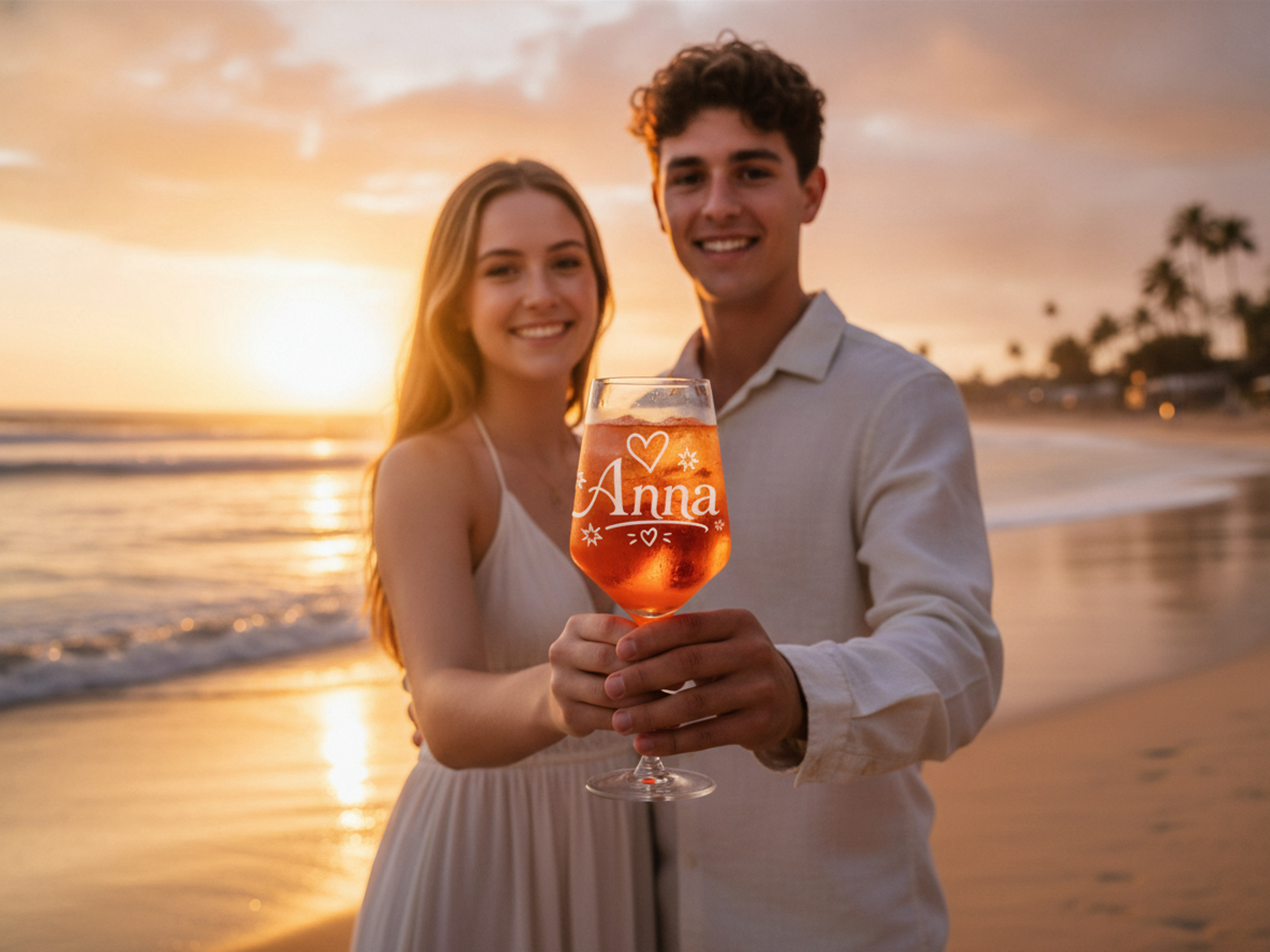 1x Weinglas Gravur Anna Namensglas 350ml spülmaschinenfest personalisiert - Vorschau 4