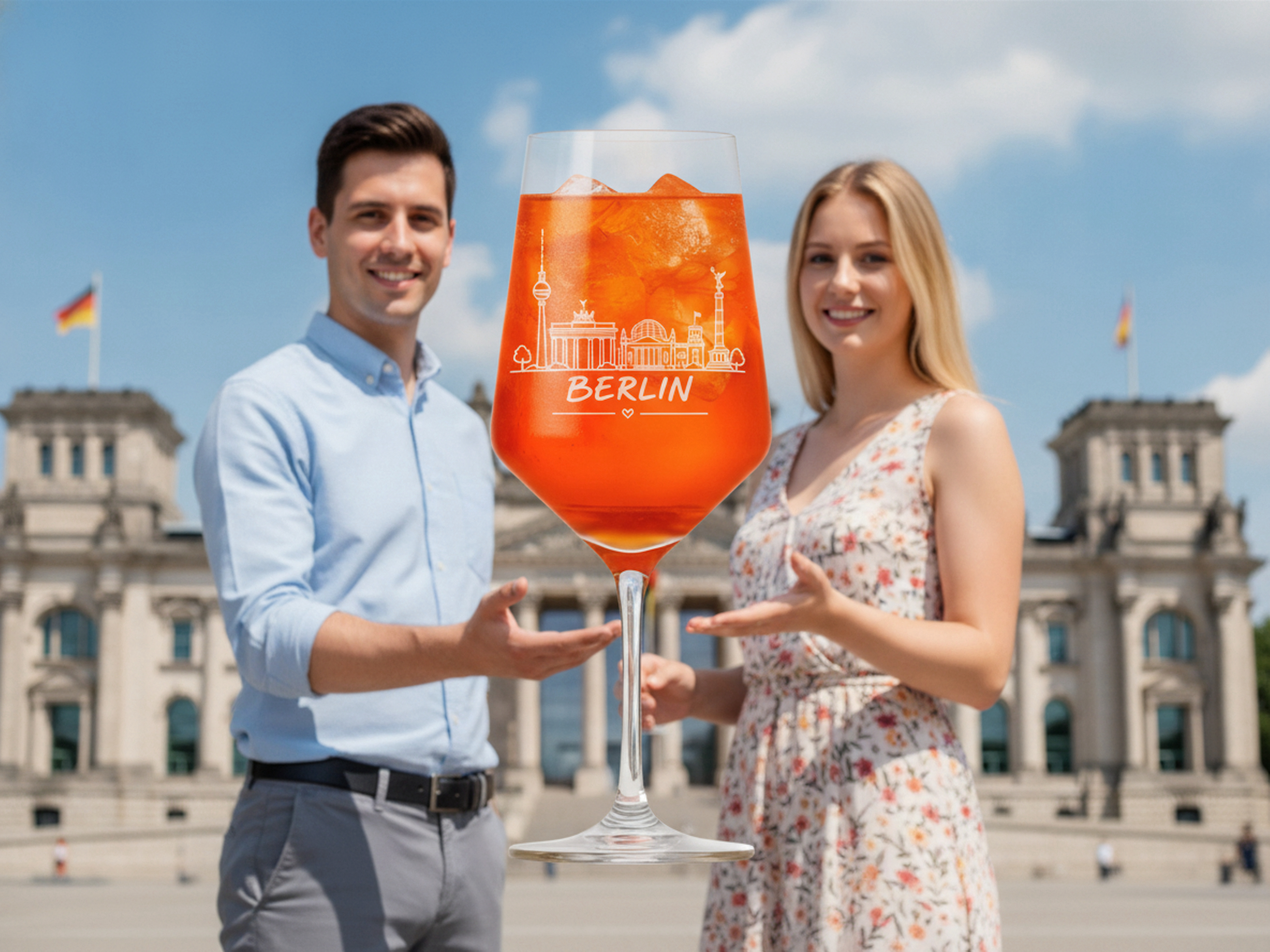 Weinglas Gravur Berlin 350ml spülmaschinenfest hochwertig und stabil - Vorschau 8
