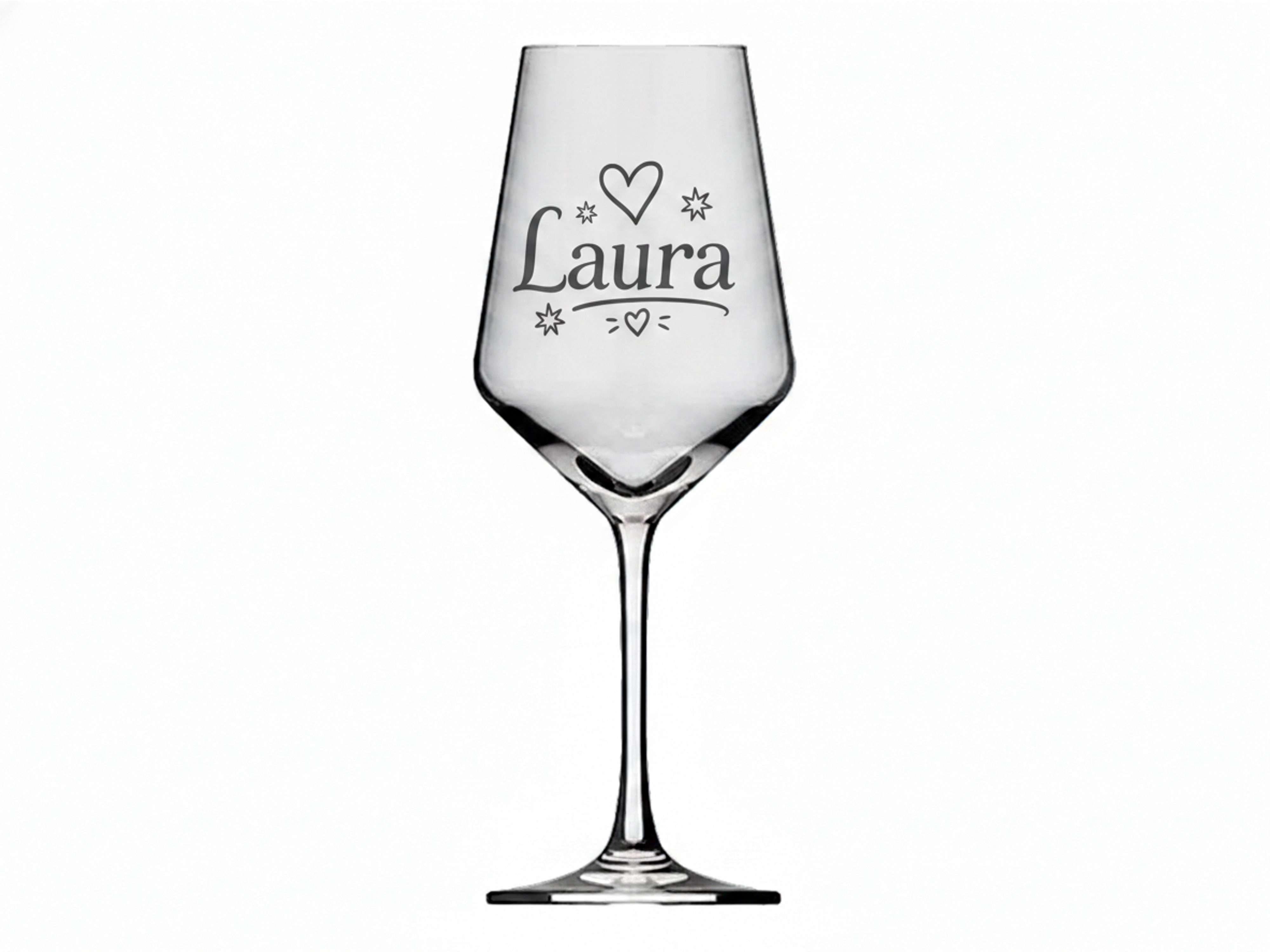 1x Weinglas Gravur Laura 350ml spülmaschinenfest vielseitig einsetzbar - Vorschau 6