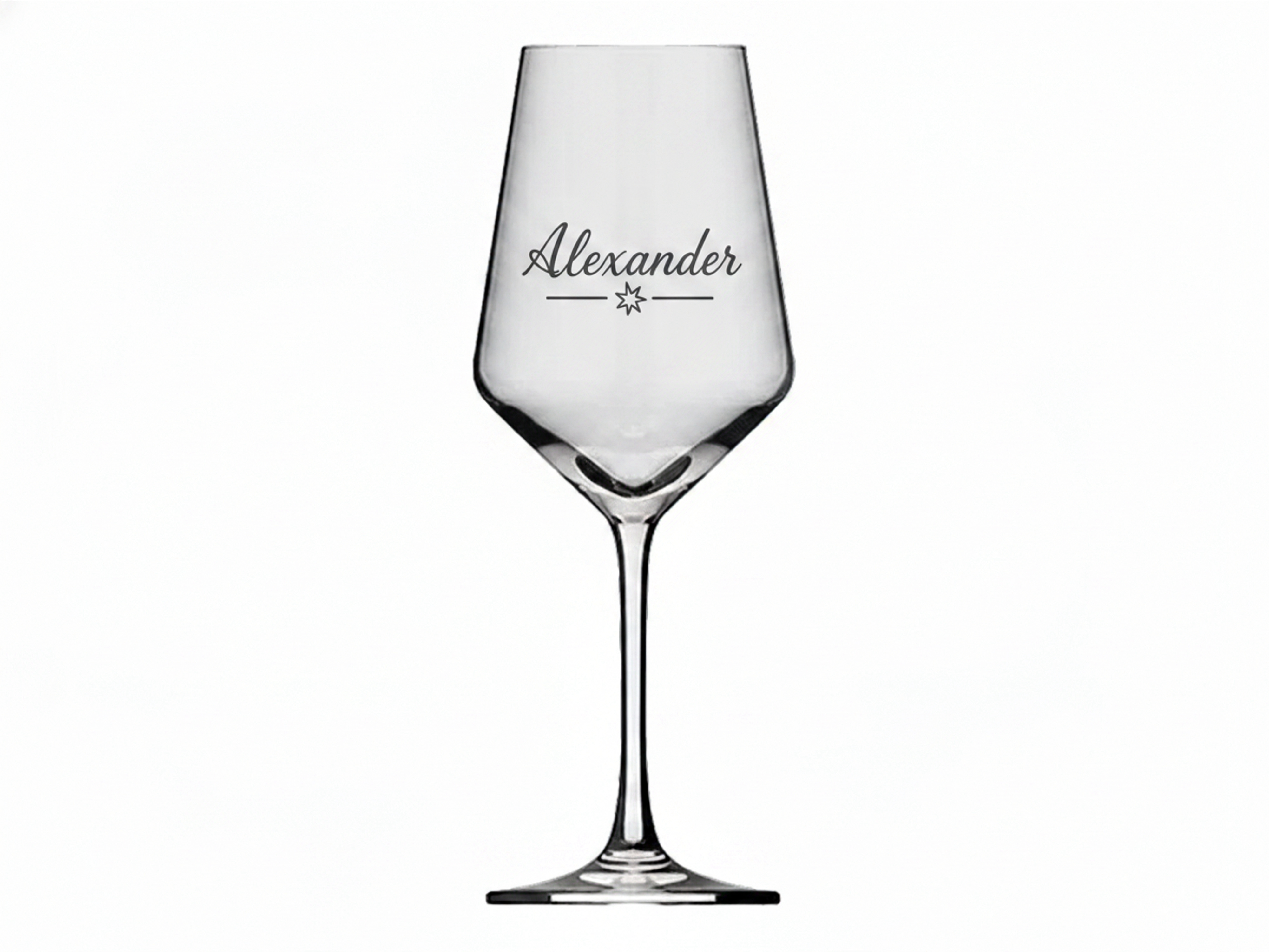 1x Weinglas Gravur Alexander Namensglas 350ml spülmaschinenfest und langlebig - Vorschau 6