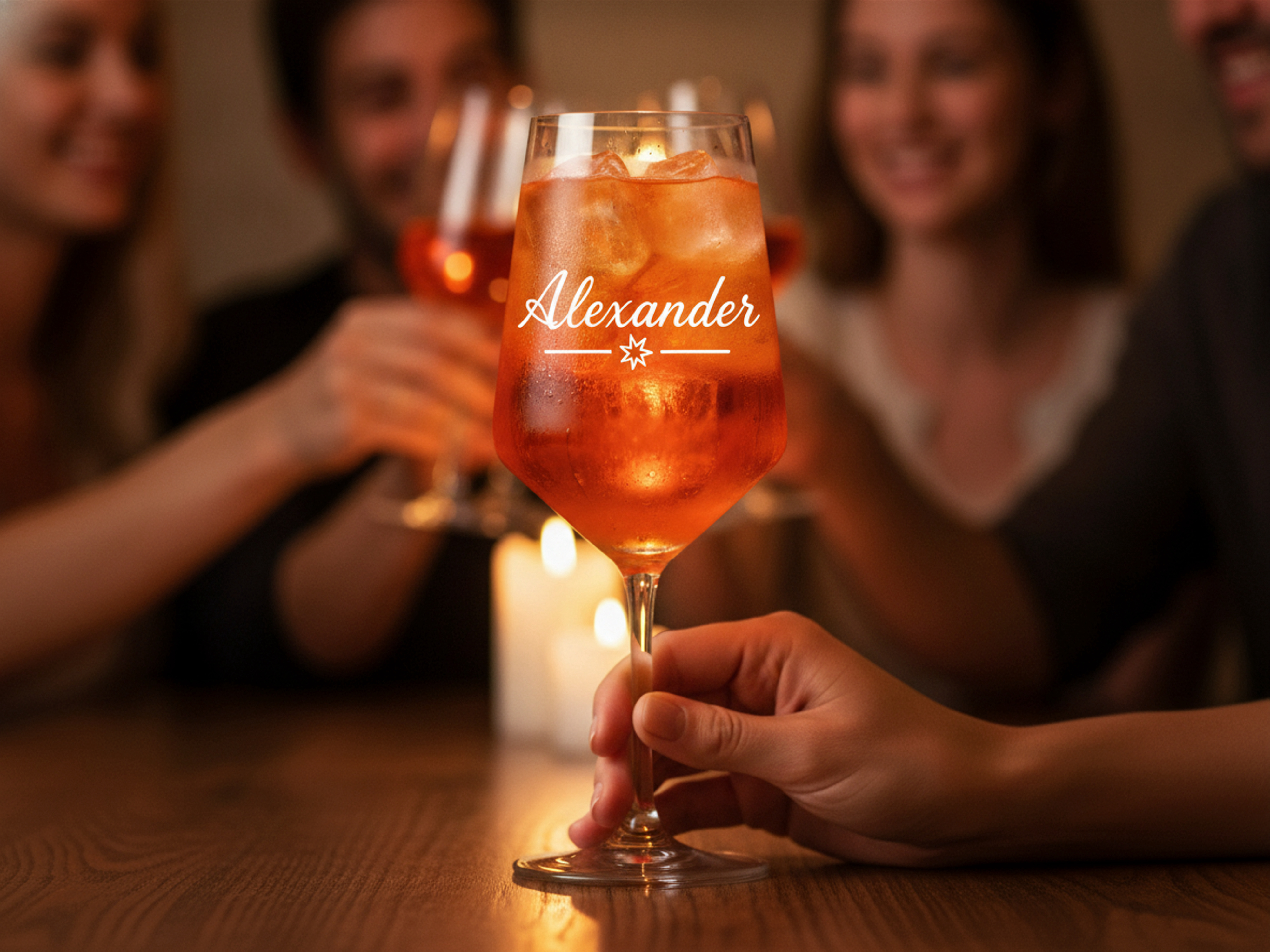 1x Weinglas Gravur Alexander Namensglas 350ml spülmaschinenfest und langlebig - Vorschau 3