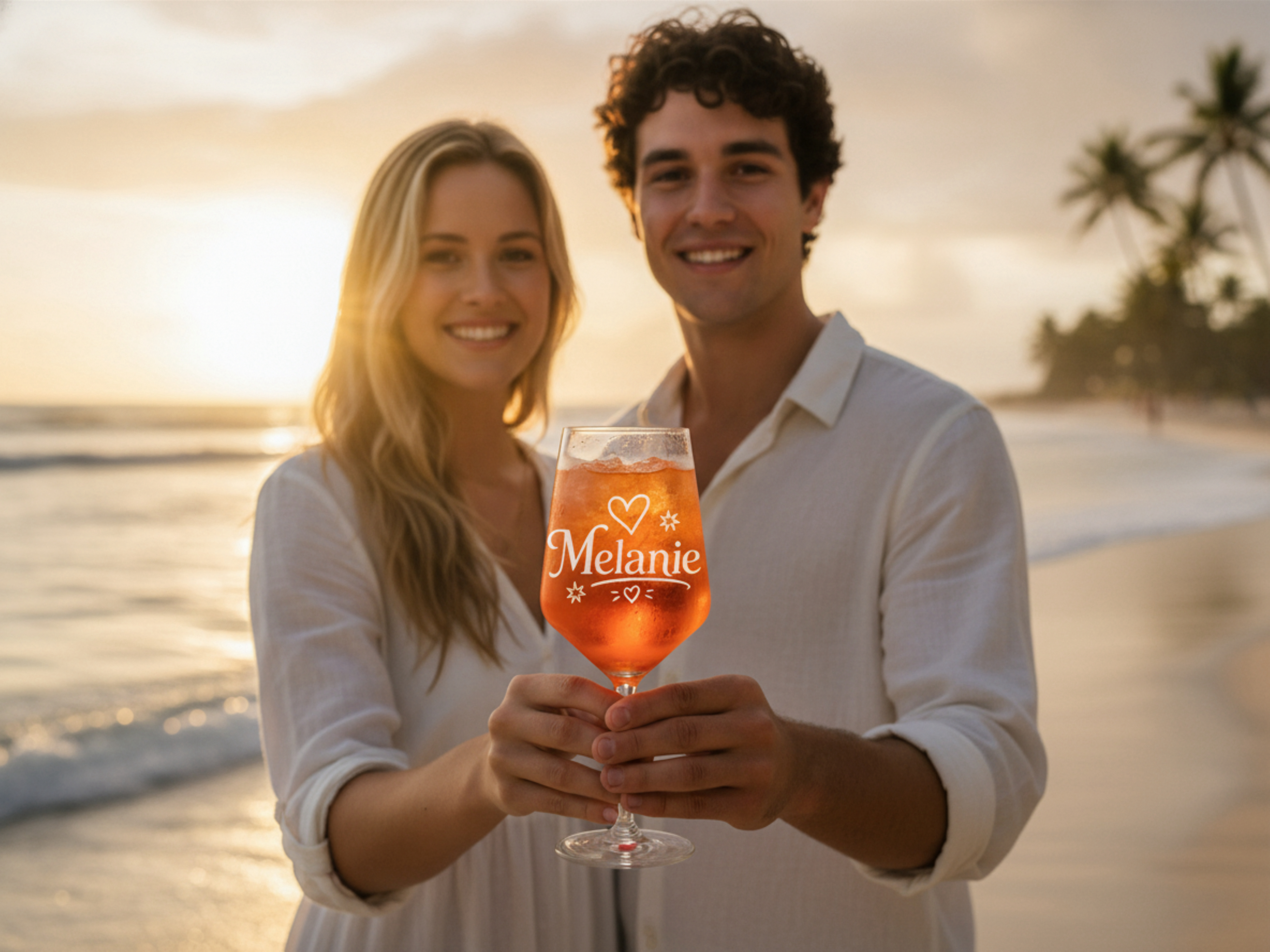 1x Weinglas Gravur Melanie 350ml spülmaschinenfest und personalisiert - Vorschau 4