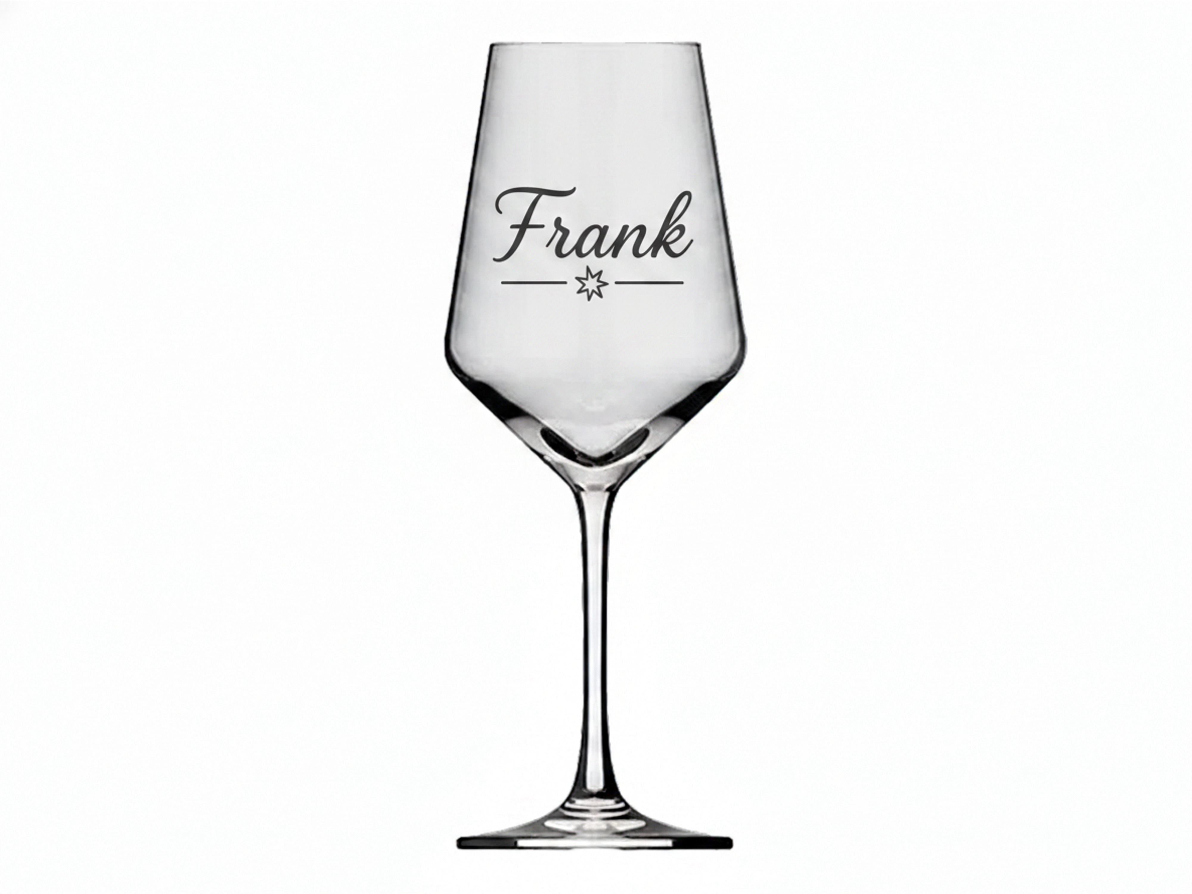 1x Weinglas Gravur Frank Namensglas 350ml spülmaschinenfest langlebig - Vorschau 6