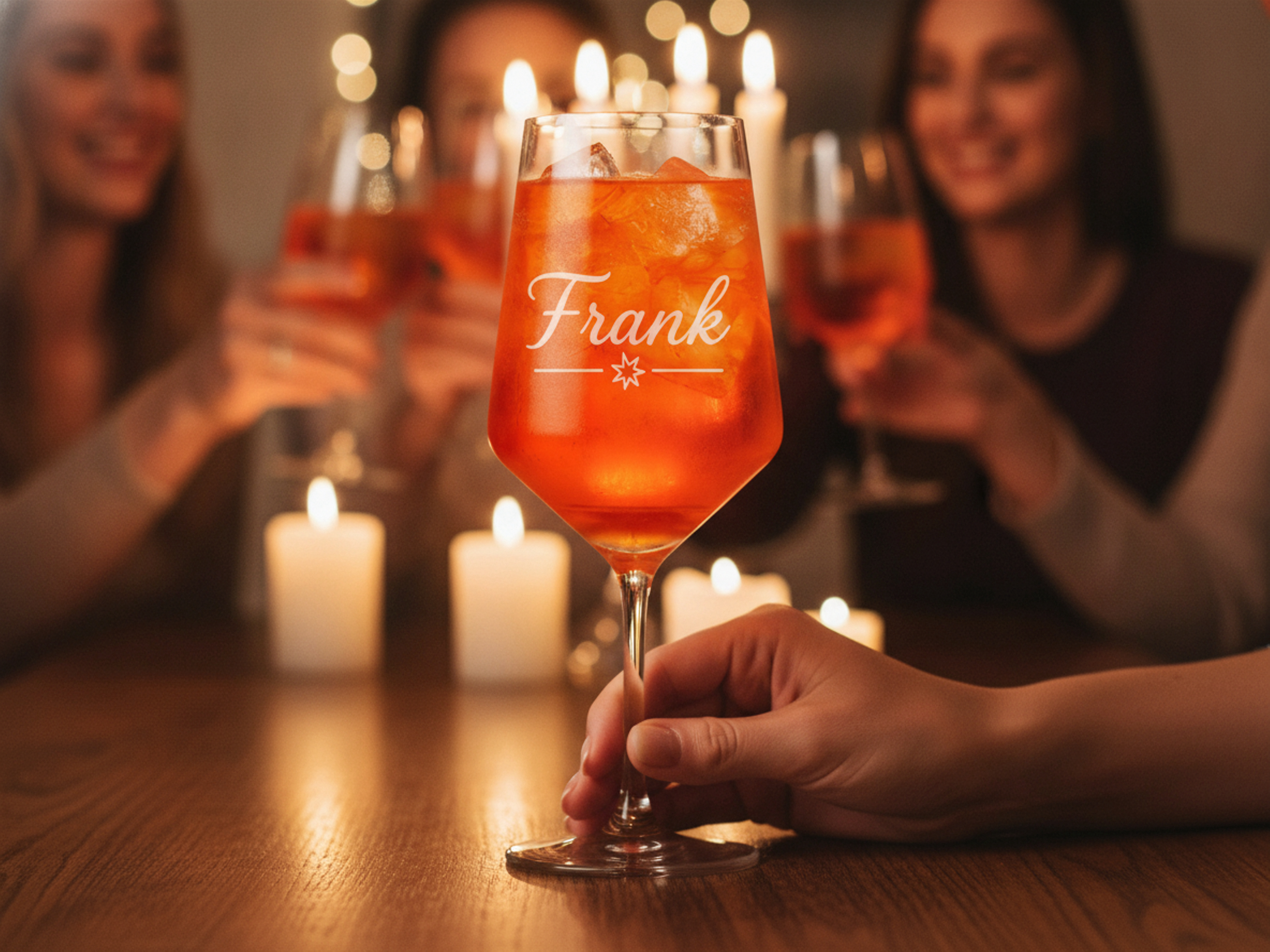 1x Weinglas Gravur Frank Namensglas 350ml spülmaschinenfest langlebig - Vorschau 3